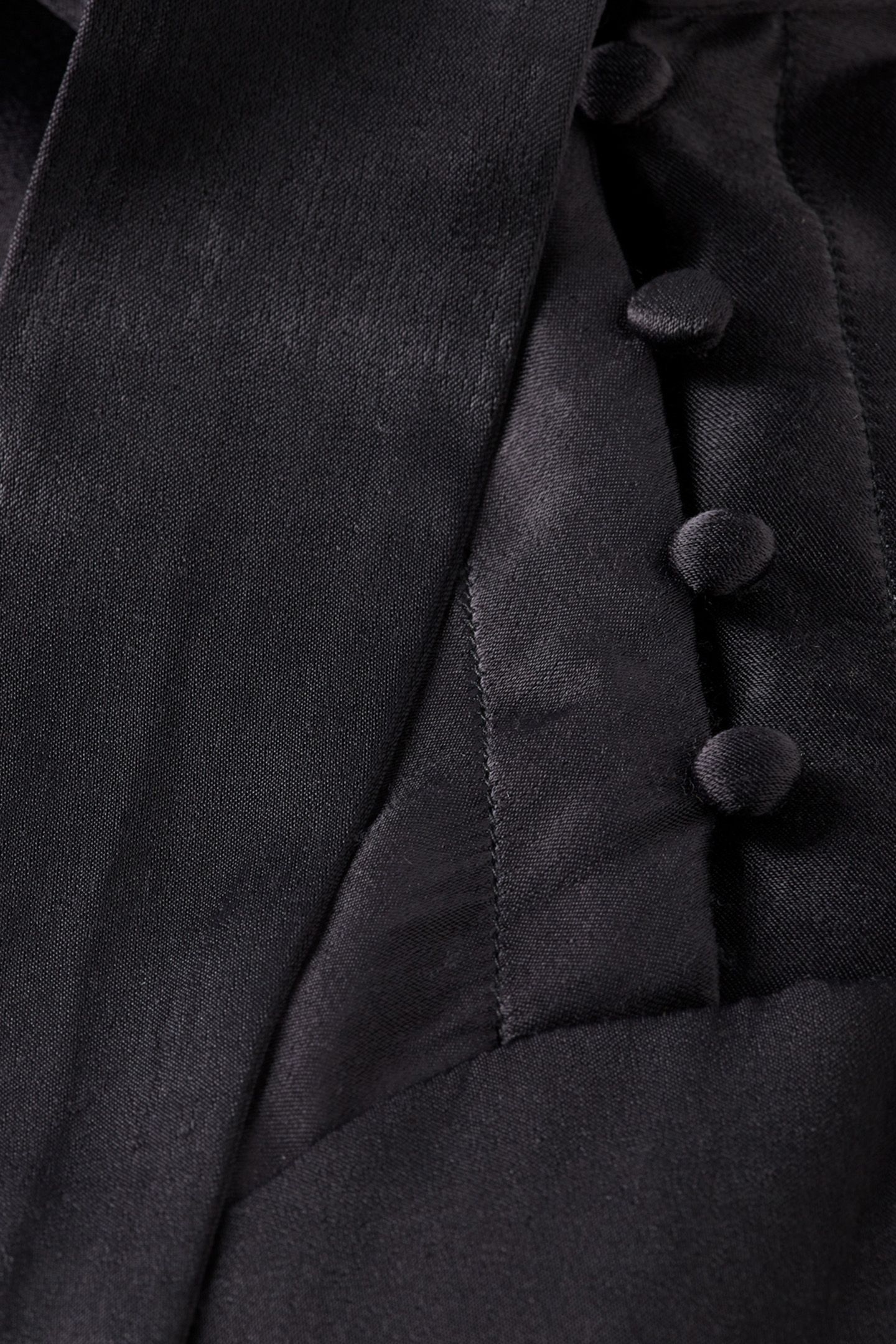 BOW NECK TOP EVENING BLACK 3