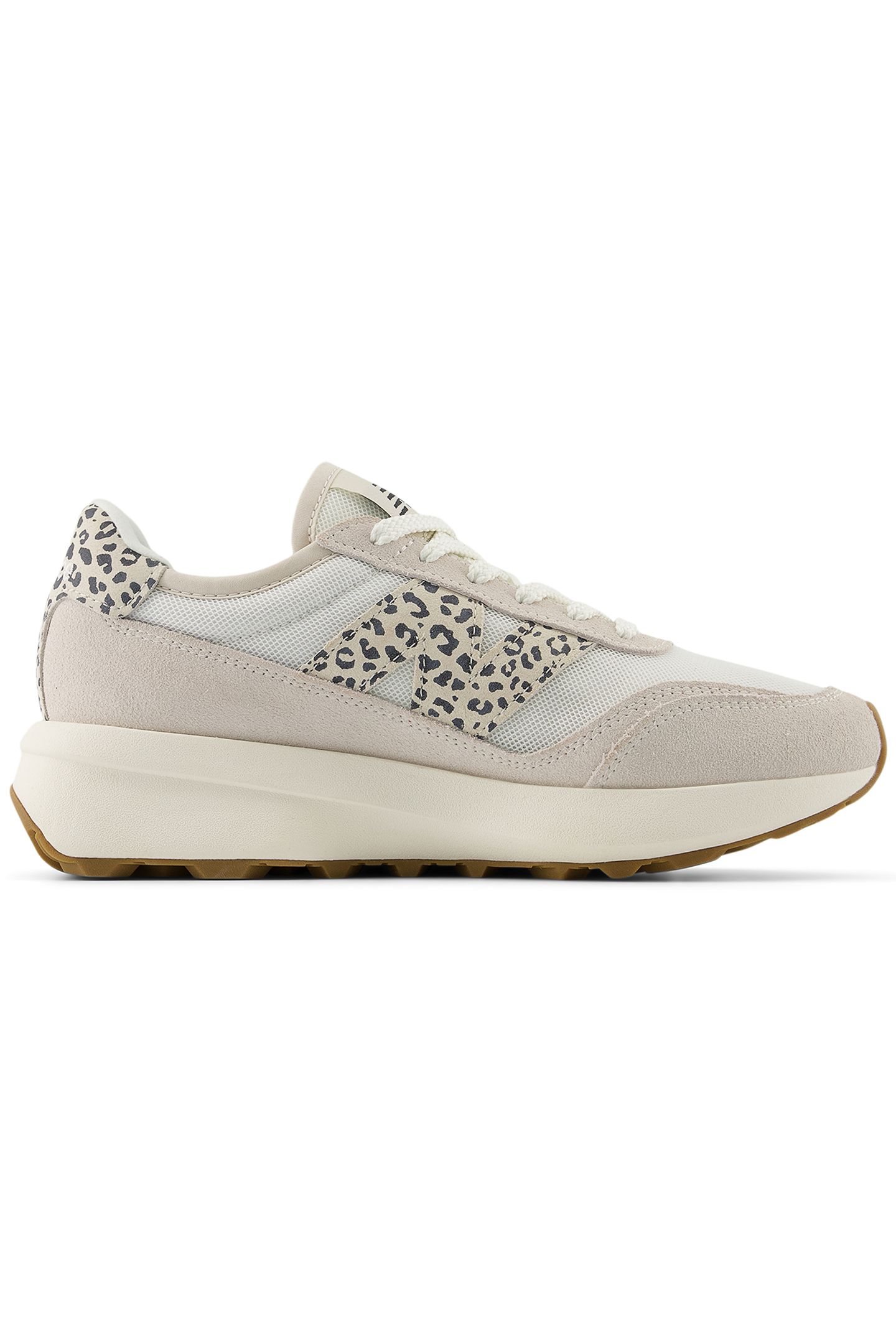 U370LP SNEAKERS IN OFF WHITE & LEOPARD PRINT 1