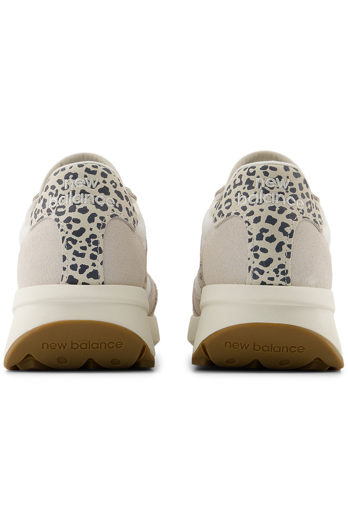 U370LP SNEAKERS IN OFF WHITE & LEOPARD PRINT 4