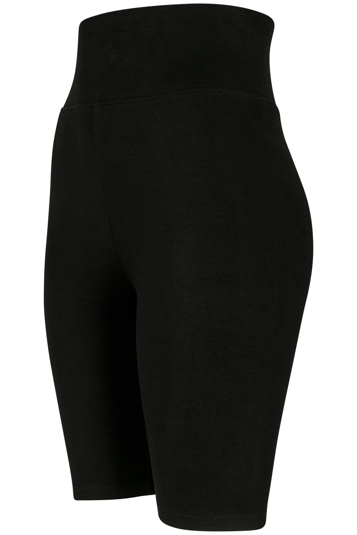 LADIES HIGH WAIST CYCLE SHORTS BLACK 4