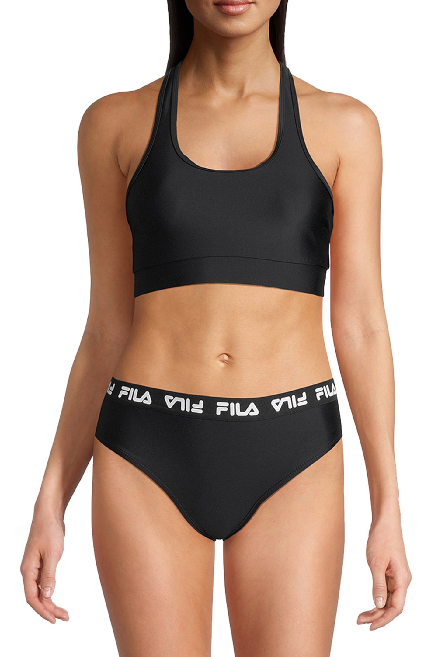 SORANO RACER BACK BIKINI BLACK 1