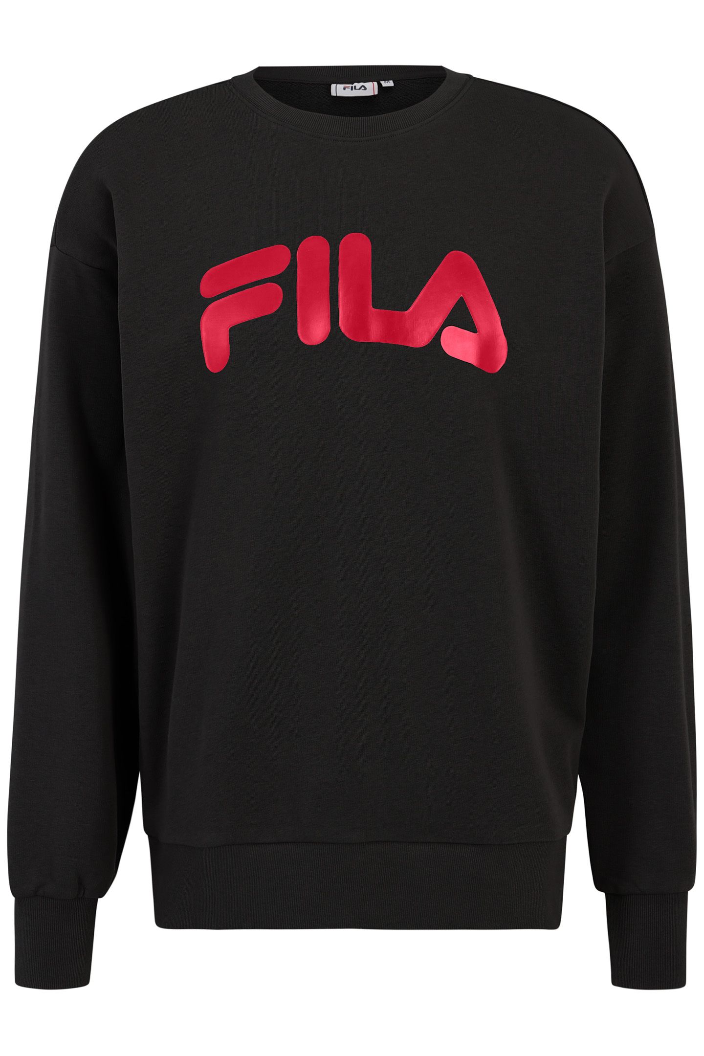 LUSIGNY LOOSE CREW BLACK-TRUE RED 4