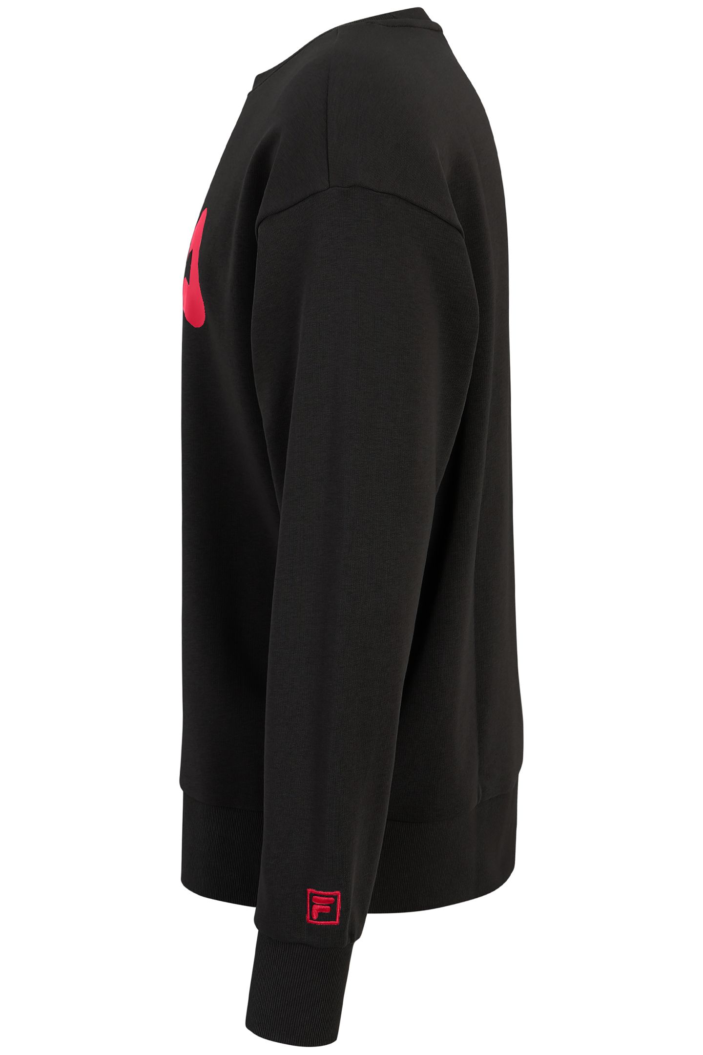 LUSIGNY LOOSE CREW BLACK-TRUE RED 6