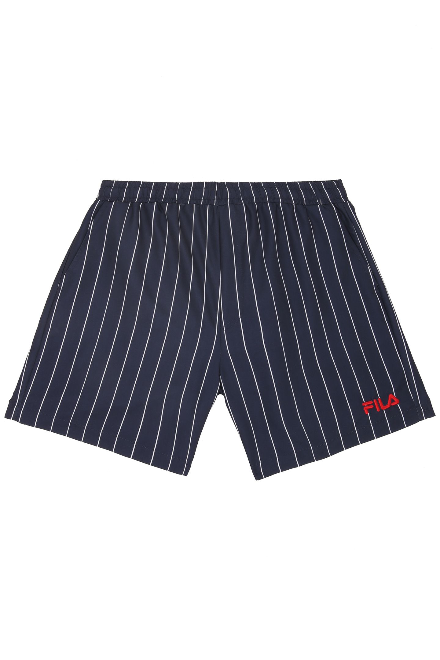 SCOGLITTI AOP BEACH SHORTS BLACK IRIS/BRIGHT WHITE STRIPED 4
