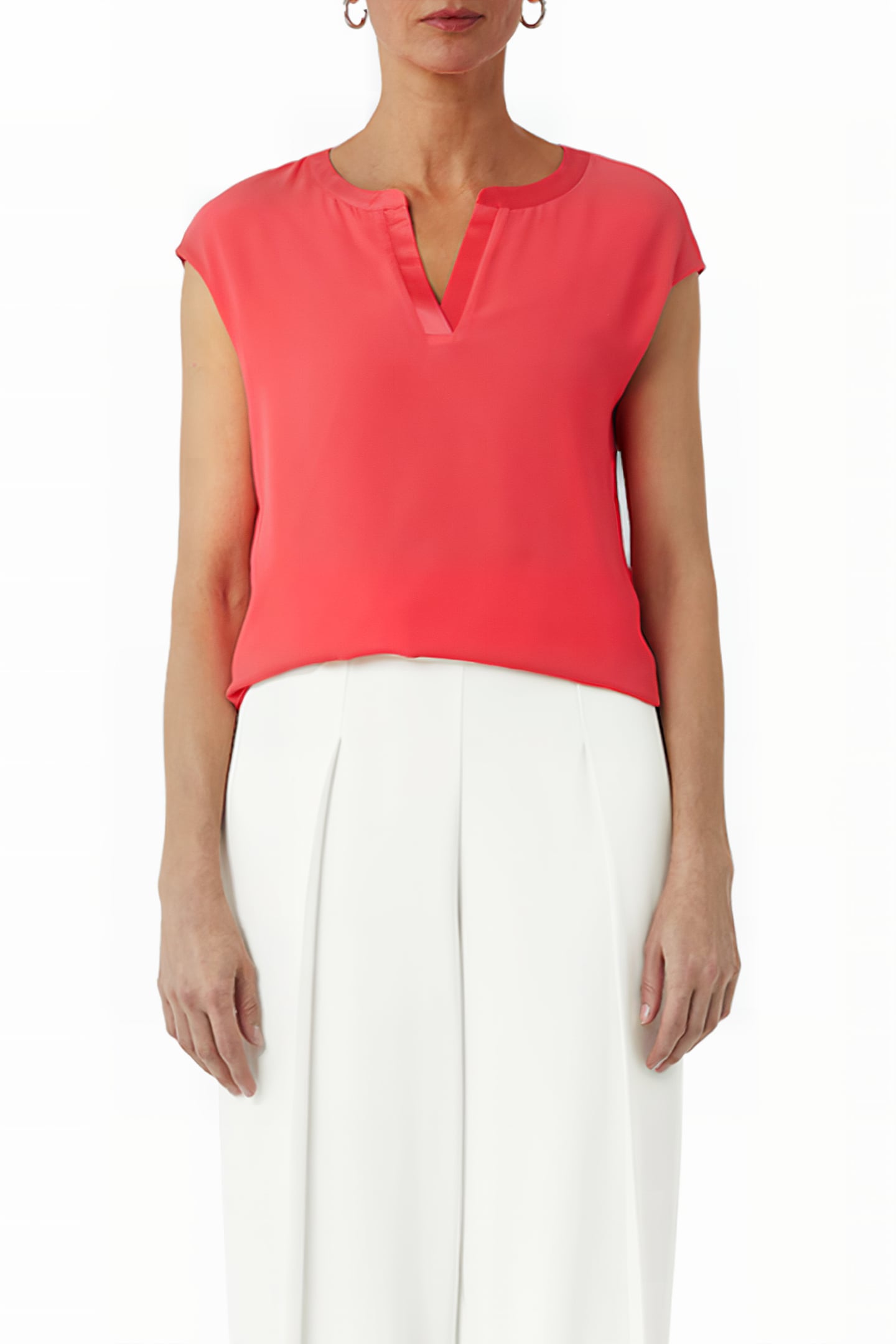 COMMA T-SHIRTS CORAL 1