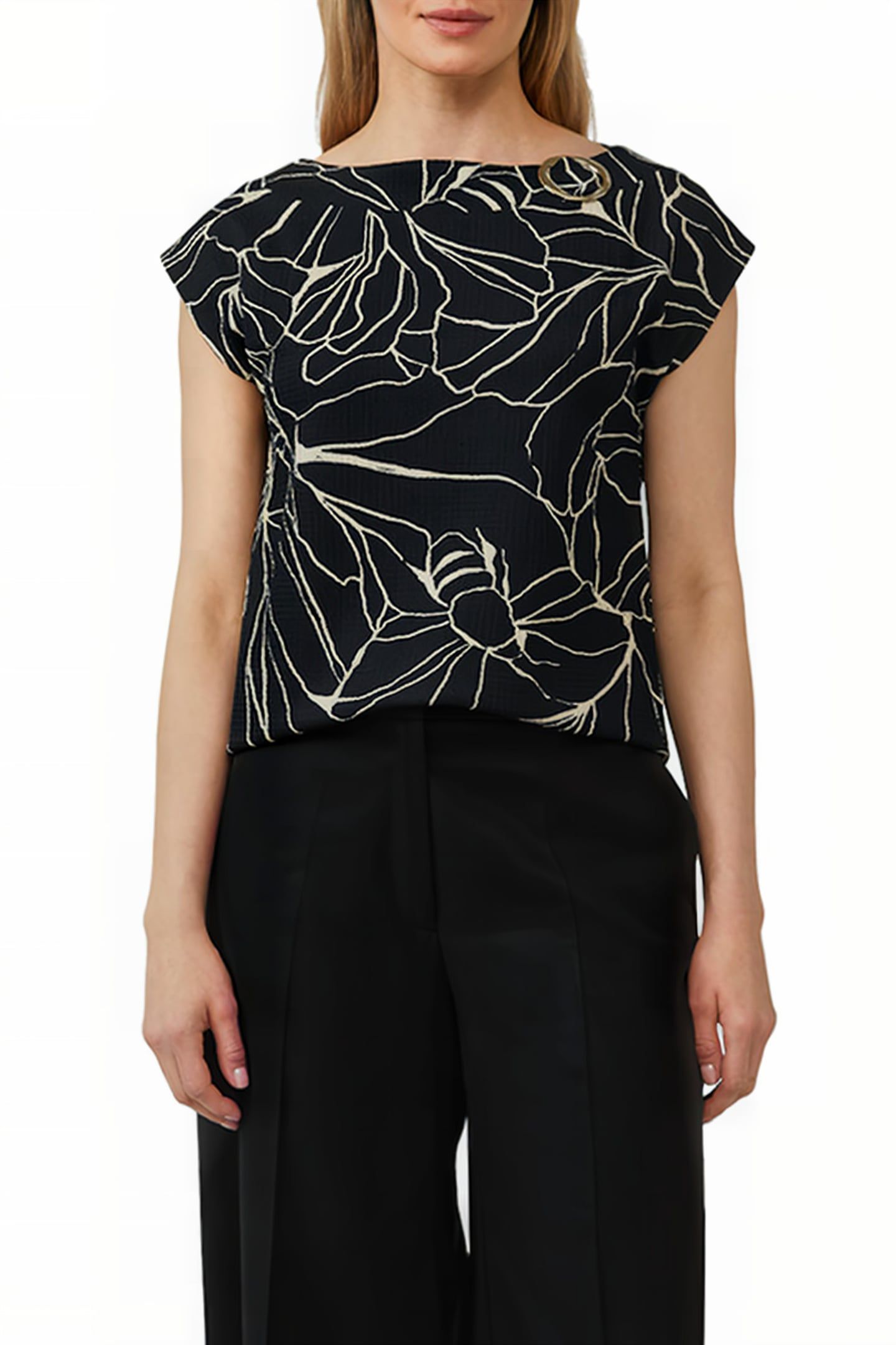 S.OLIVER T-SHIRTS BLACK 1