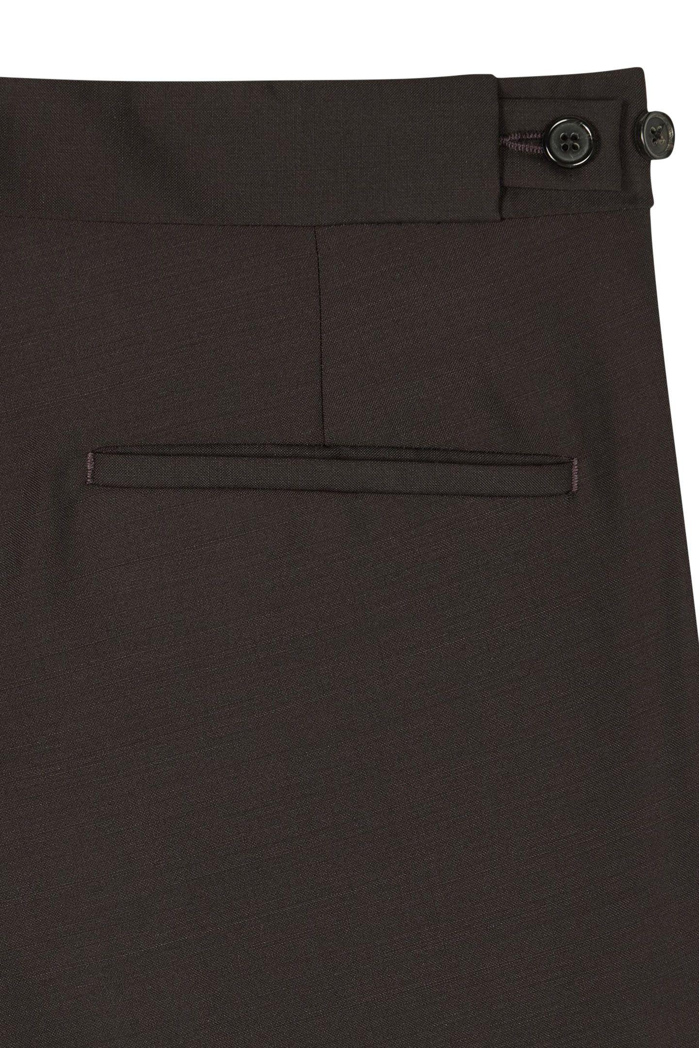 TAILORED FIT 1 BUTTON EVENING SUIT AUBERGINE 9