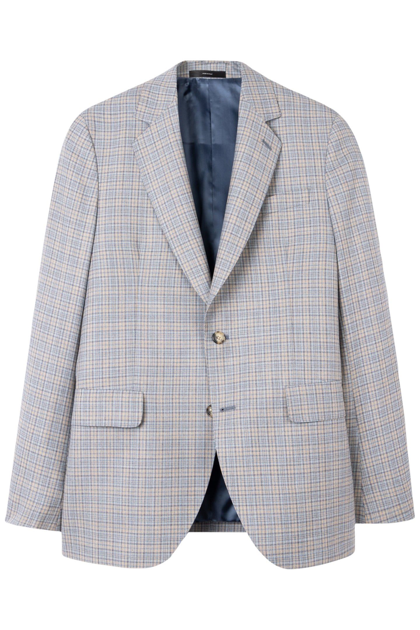 MENS 2 BUTTON JACKET LIGHT BEIGE 4