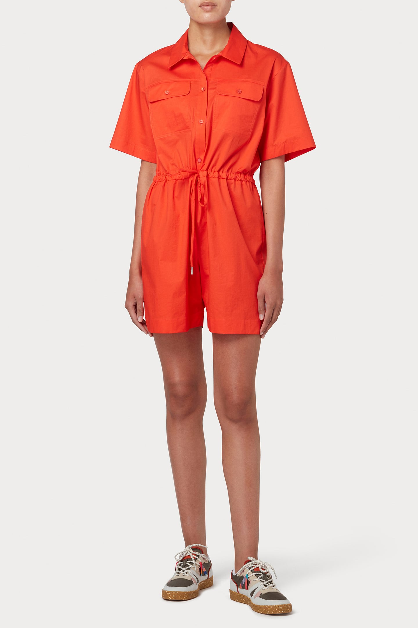 JUMPSUIT CORAL RED 1