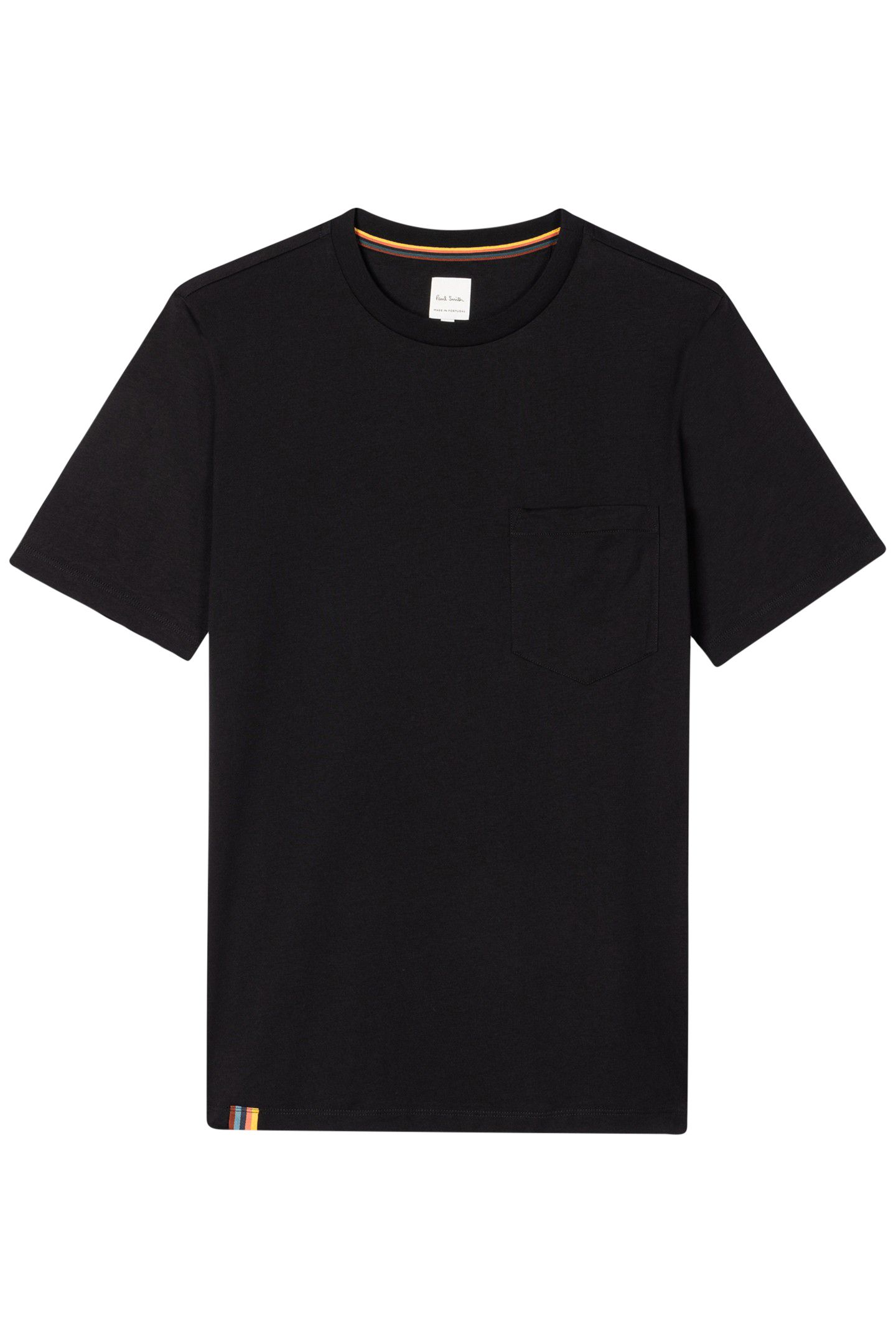 TSHIRT ARTIST STRIPE TAPE BLACK 1