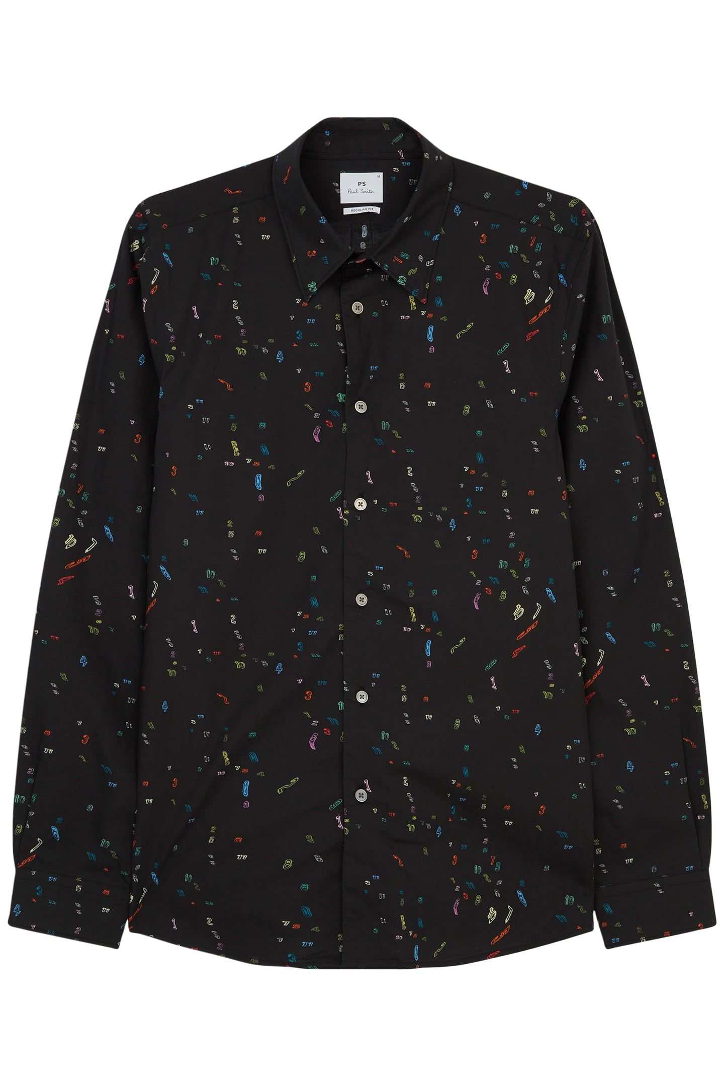 LS REGULAR FIT SHIRT BLACK 4