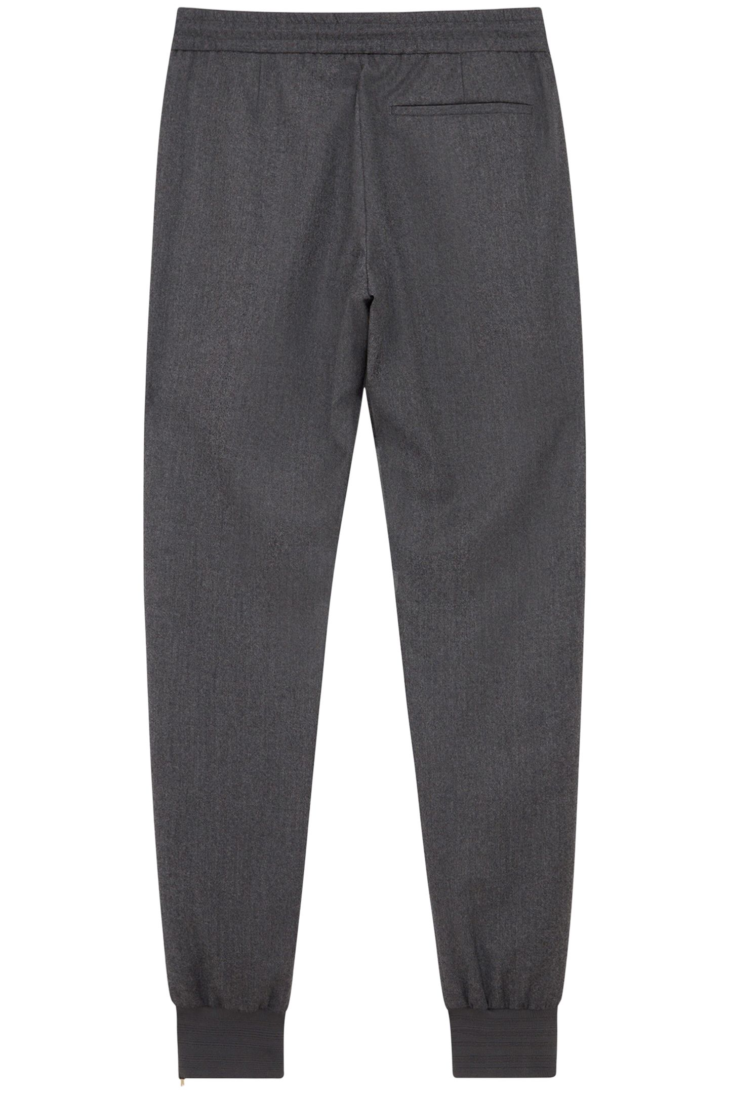 MENS DRAWCORD TROUSER GREY MELANGE 2