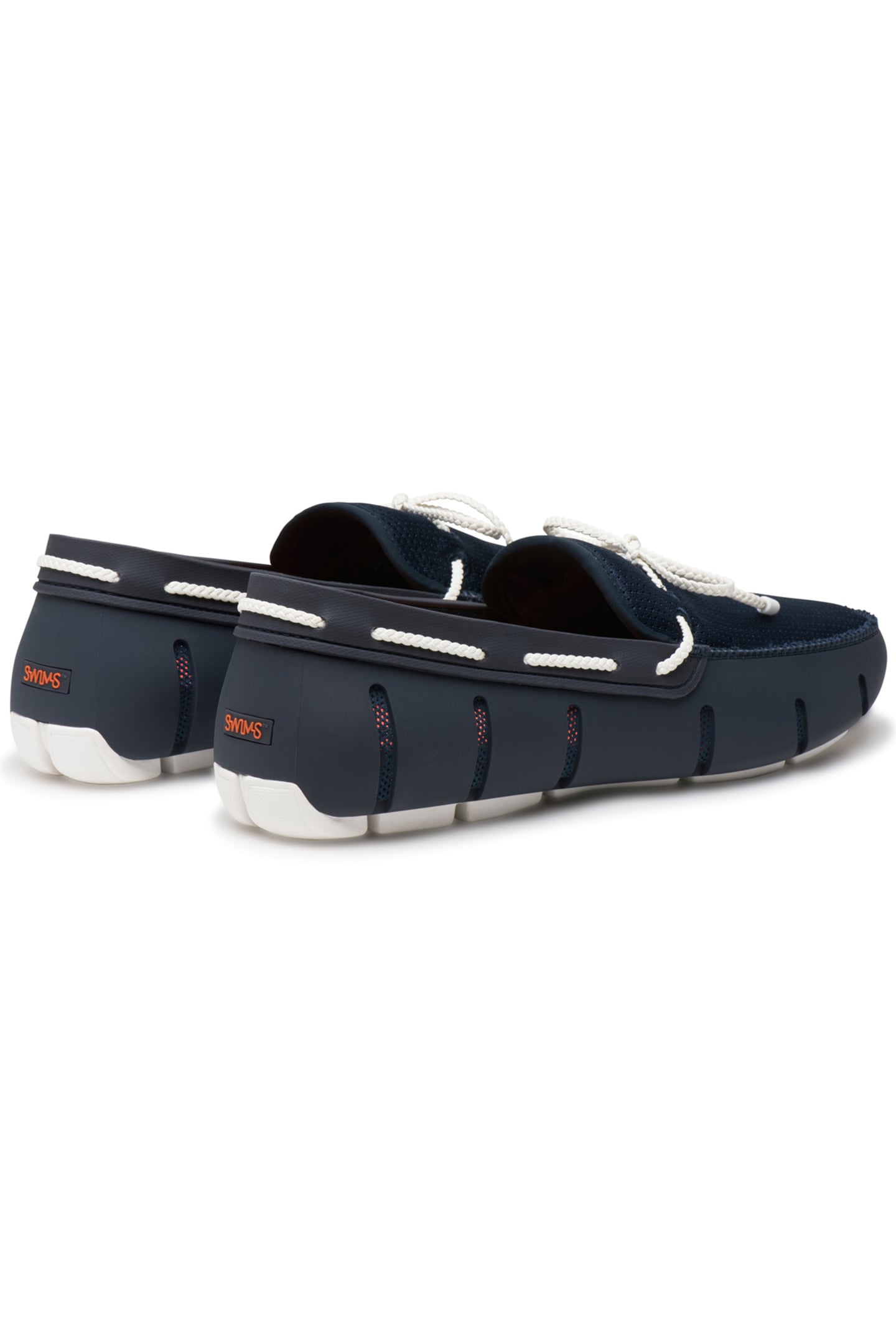 BRAIDED LACE LOAFER NAVY/WHITE 4