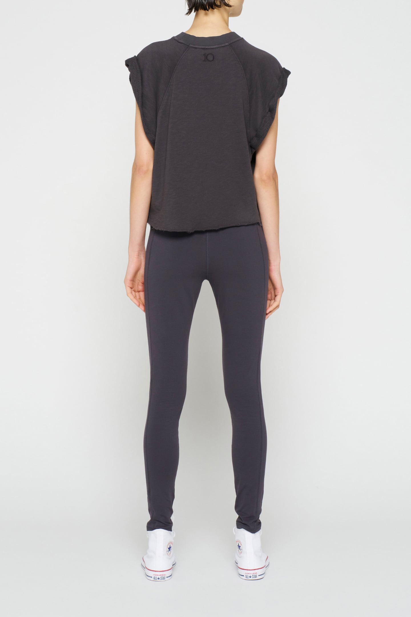 YOGA LEGGINGS GREY RAVEN 3