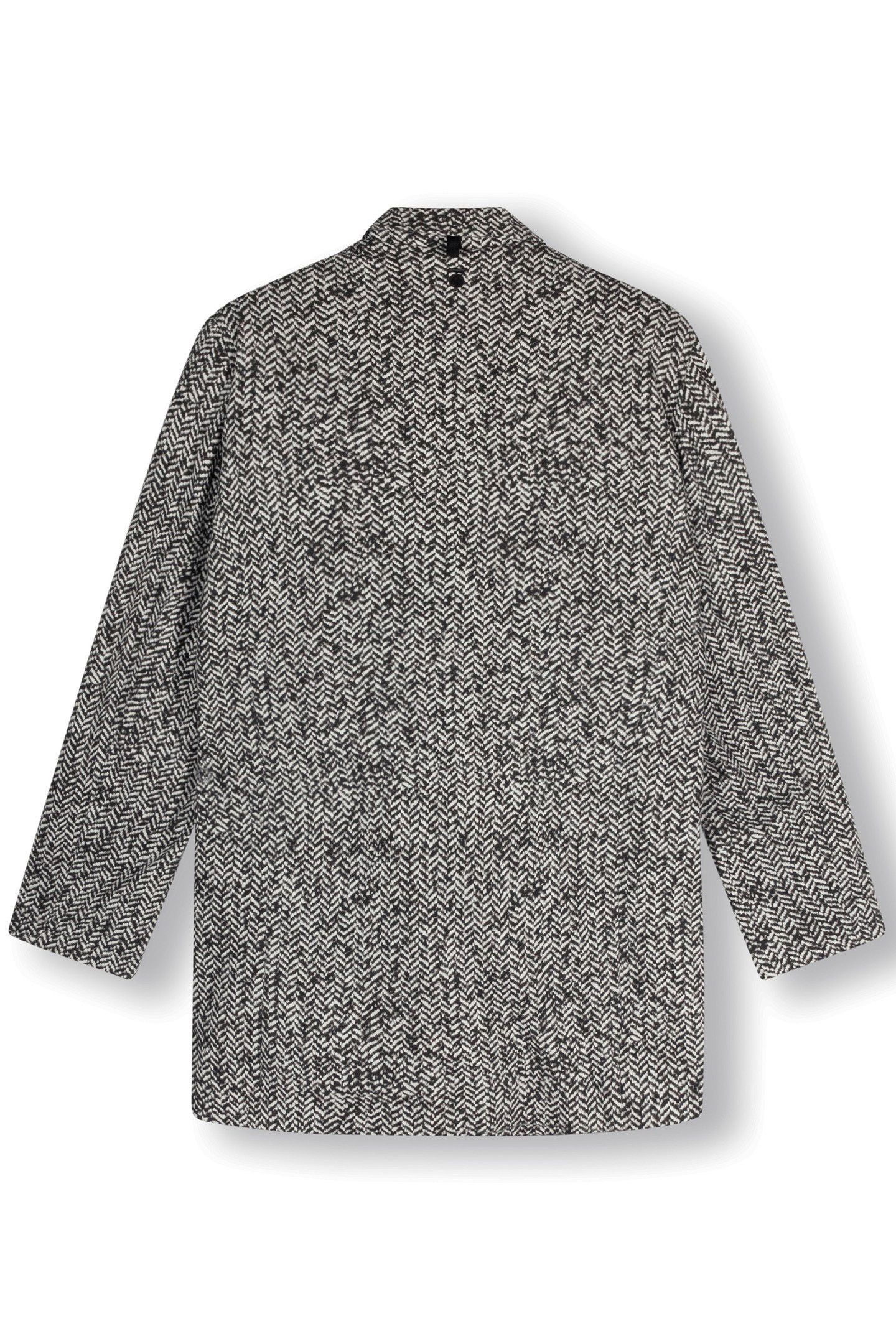STATEMENT BLAZER HERRINGBONE BLACK 5
