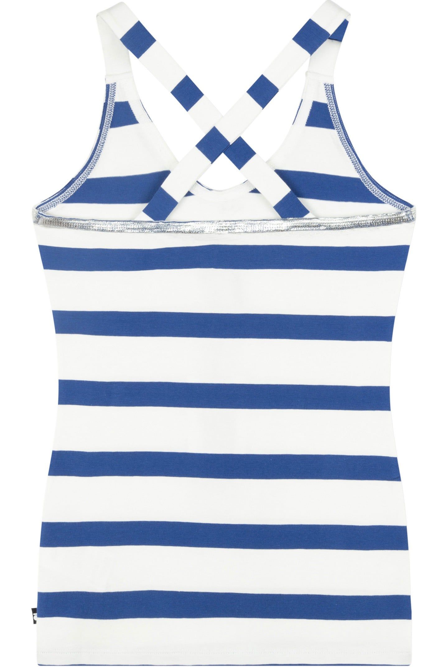 WRAPPER STRIPES FOIL ECRU/ELECTRIC BLUE 5