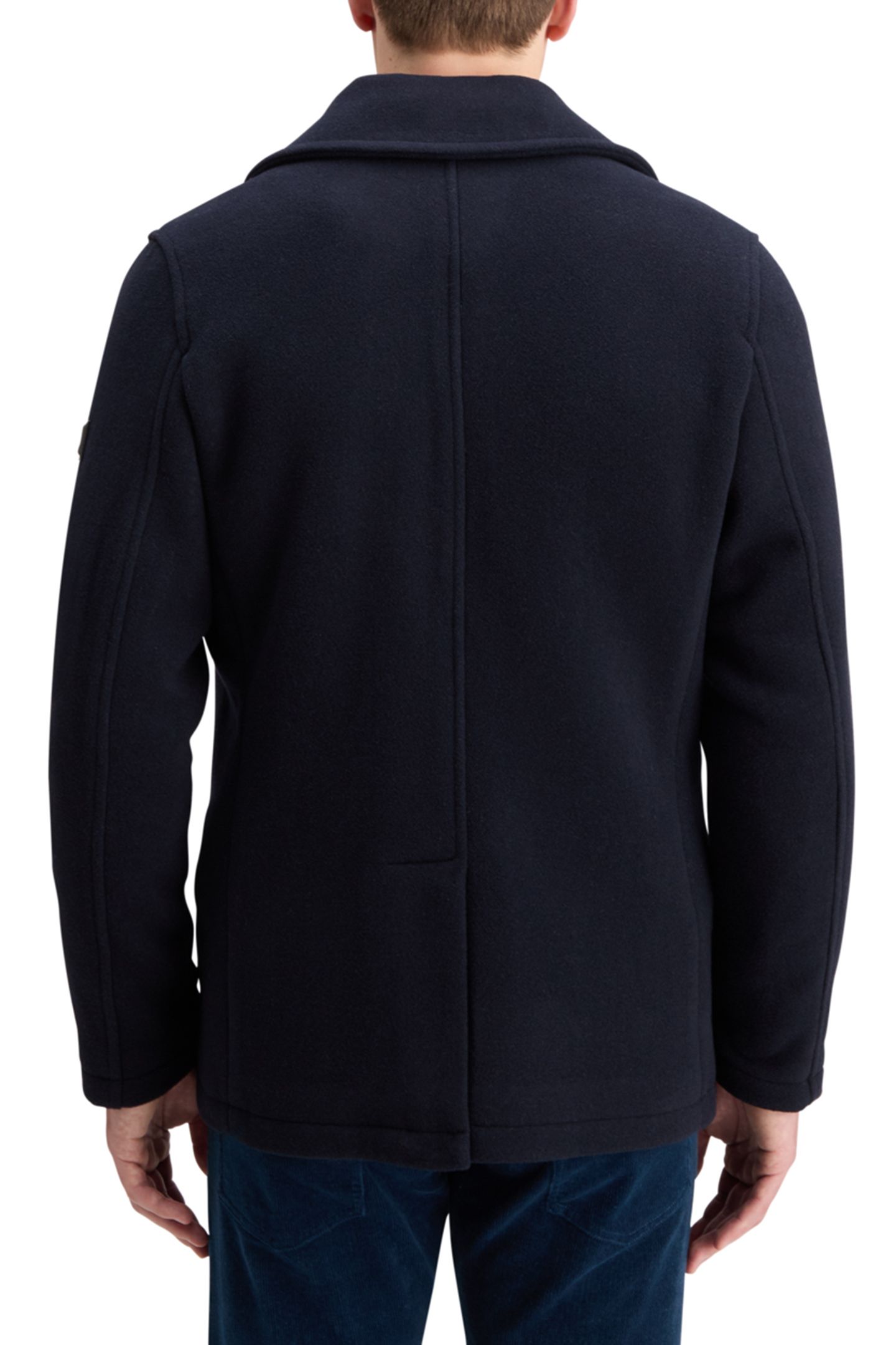 WOOL BLEND PEACOAT NIGHT 2
