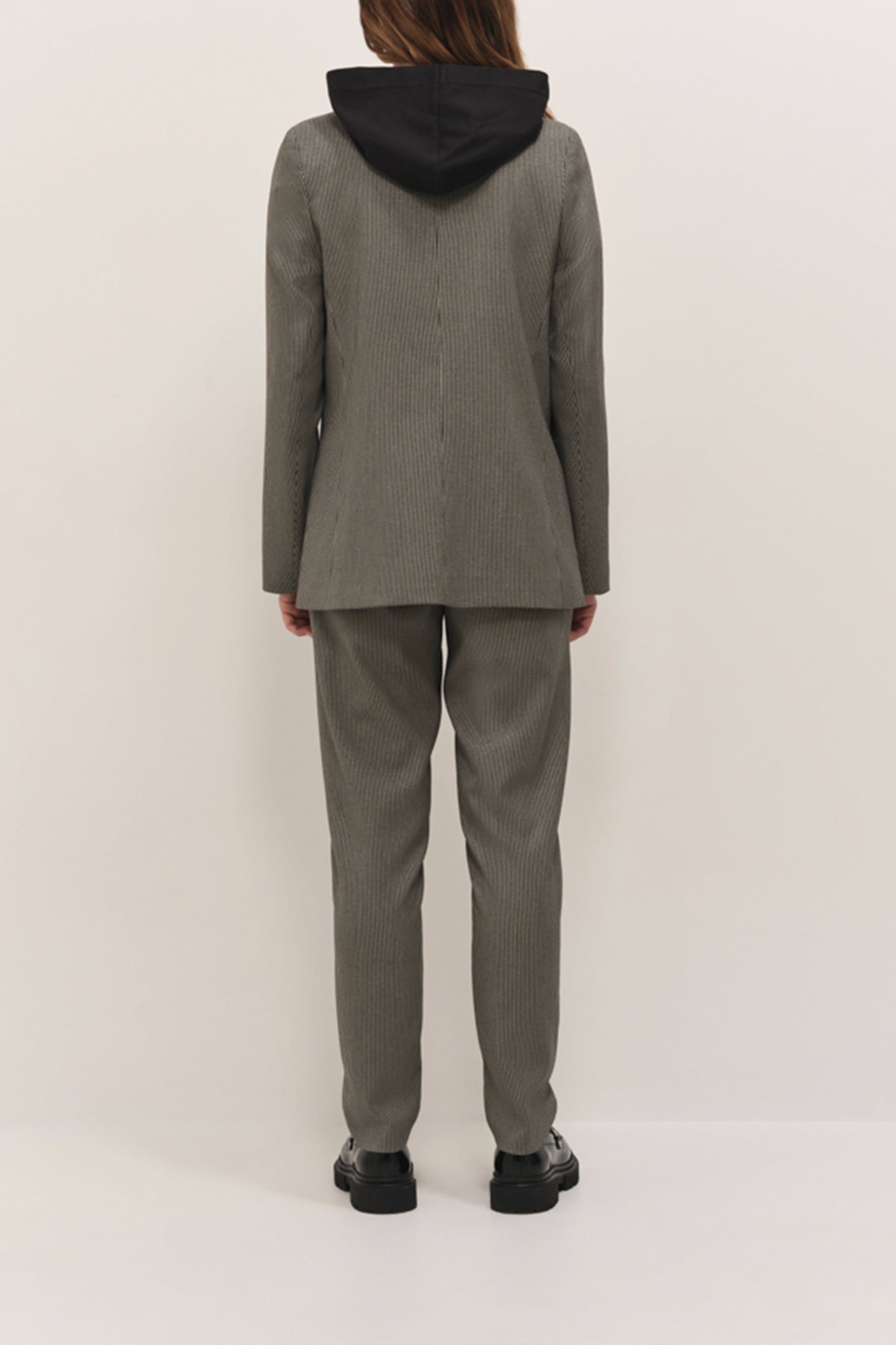 PAVEL - BLACK SUIT TROUSERS WITH HOUNDSTOOTH PATTERN 4