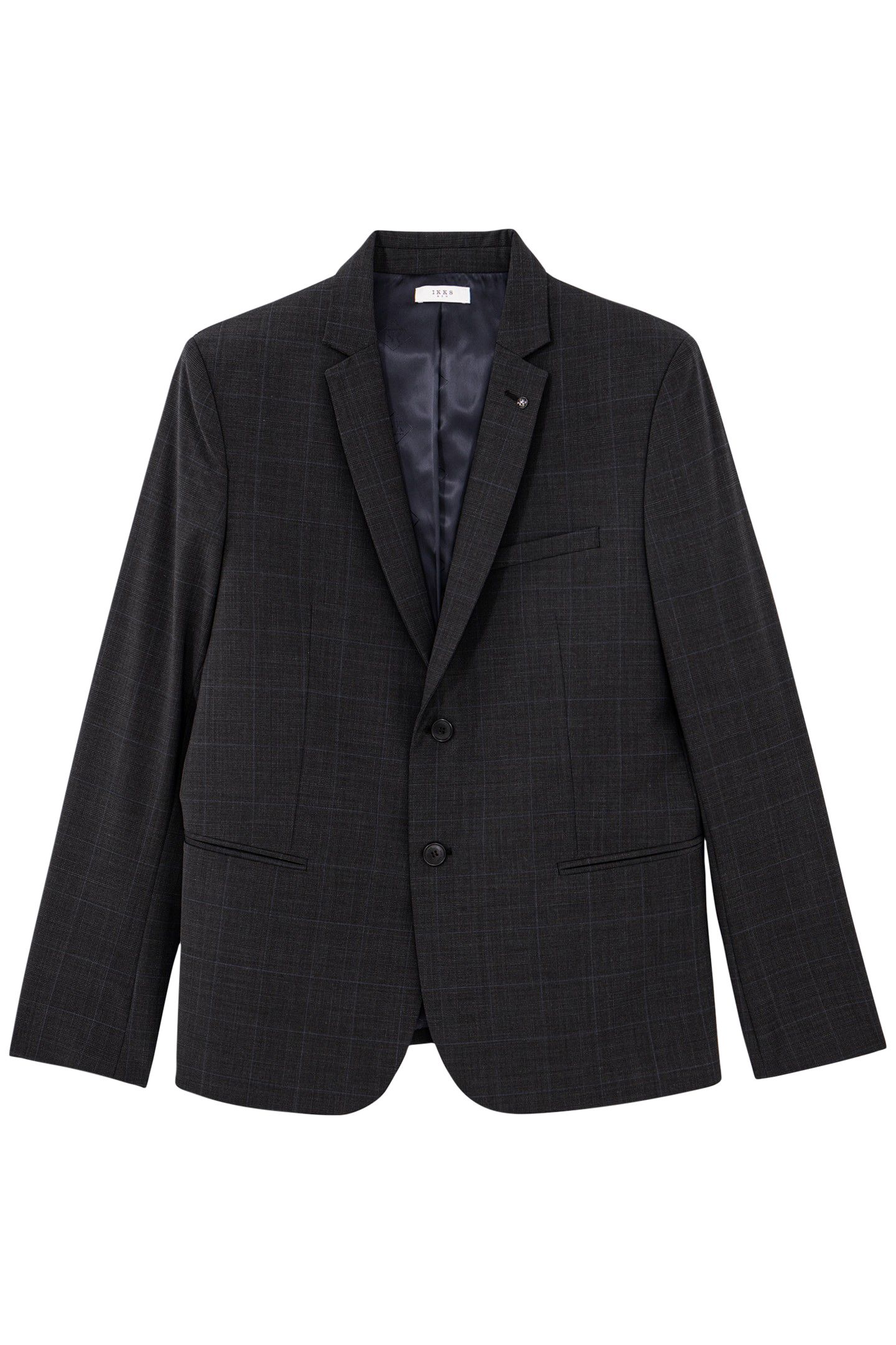 ANTHRACITE CHECK SUIT JACKET 4