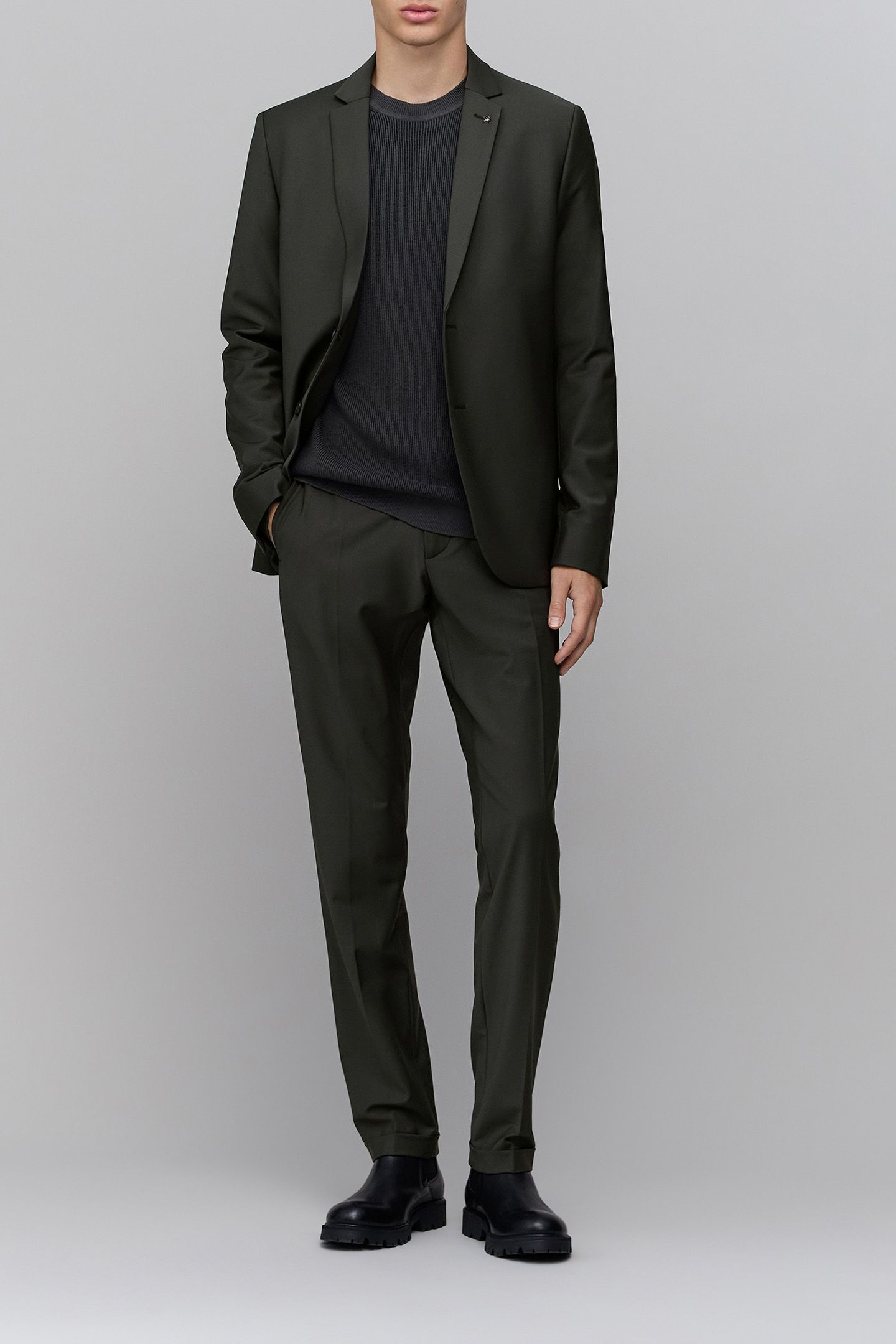 ULTRA MOBILITY KHAKI SUIT JACKET 3
