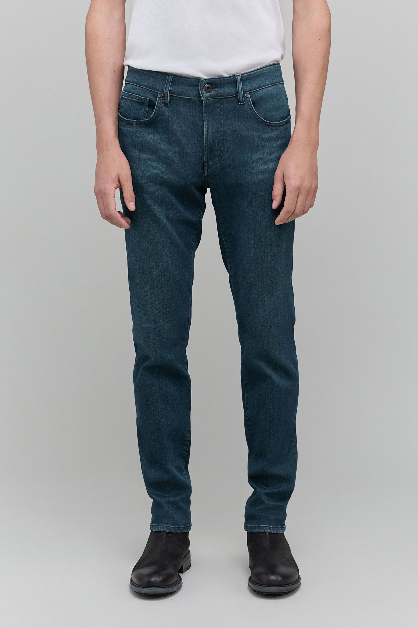 BRUCE WATERLESS BOTTLE GREEN SLIM JEANS 1