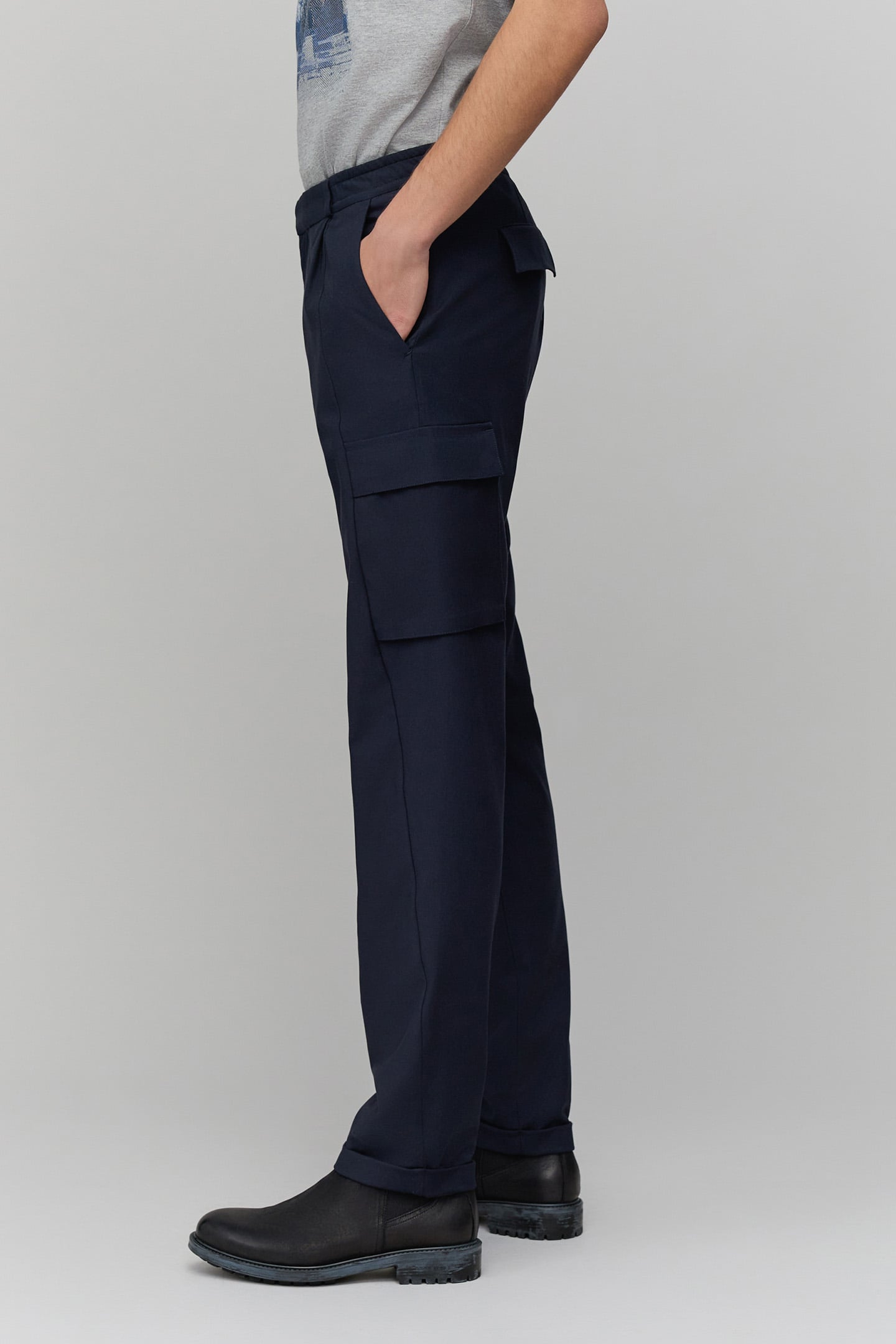 BATTLE NAVY PANTS 5