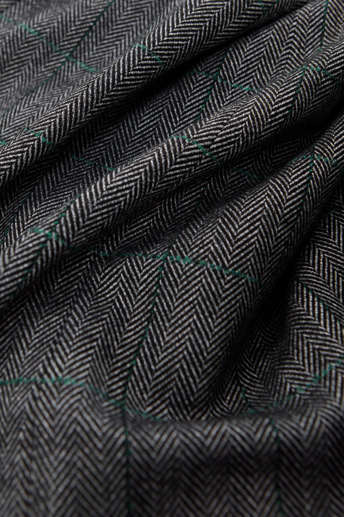 BLACK HERRINGBONE CHECK SUIT JACKET 7