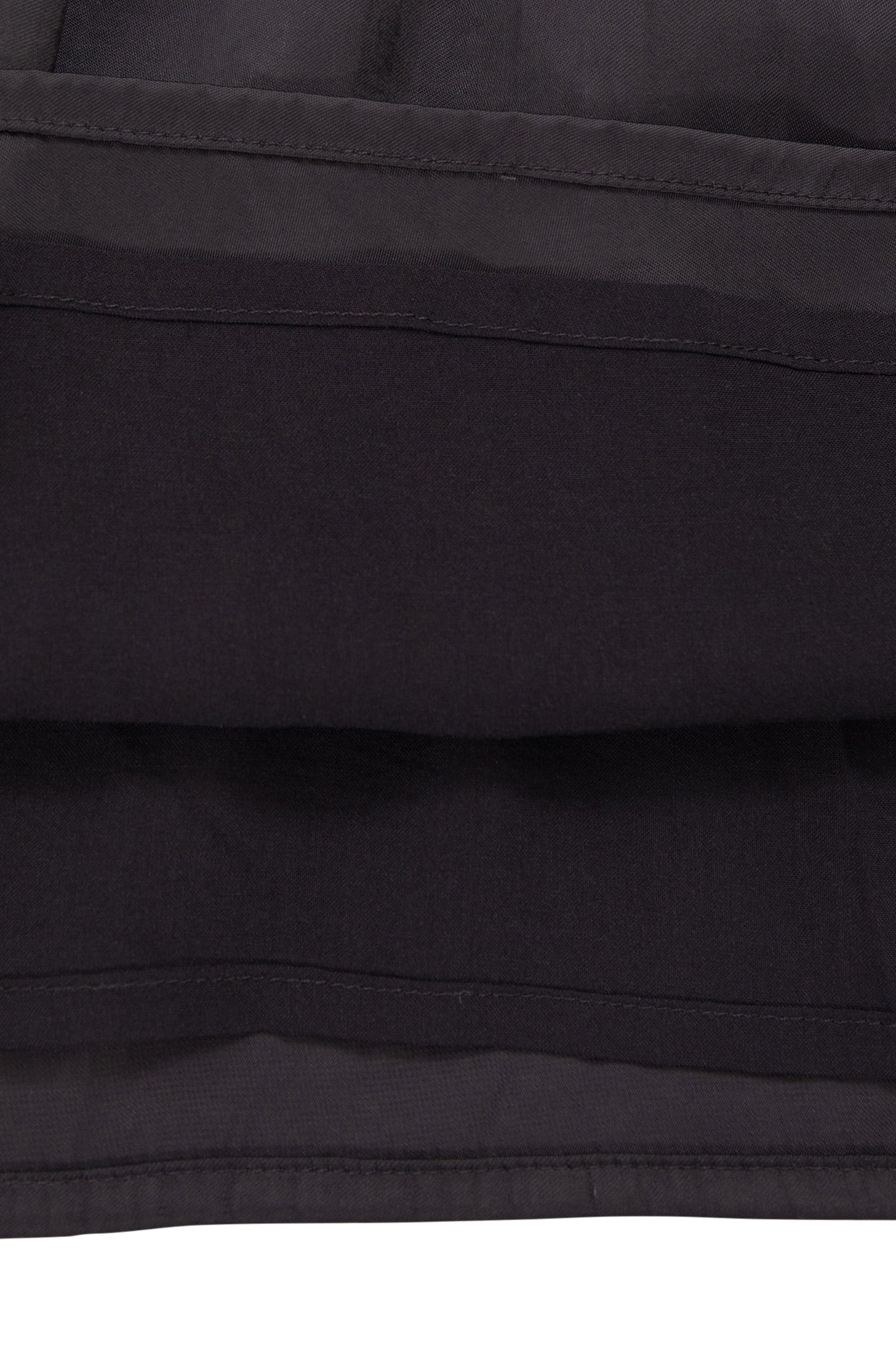 BLACK CRINKLED SMOCKED DRESS 7