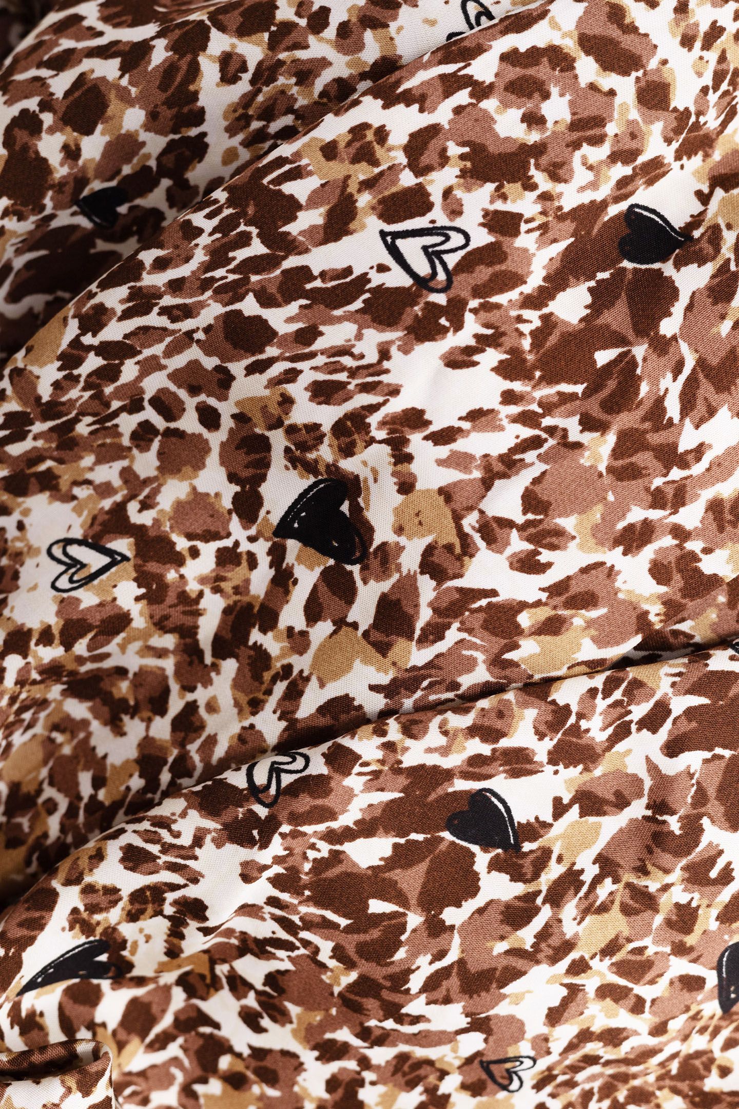 ECRU LENZING™ ECOVERO™ ANIMAL HEARTS DRESS 7