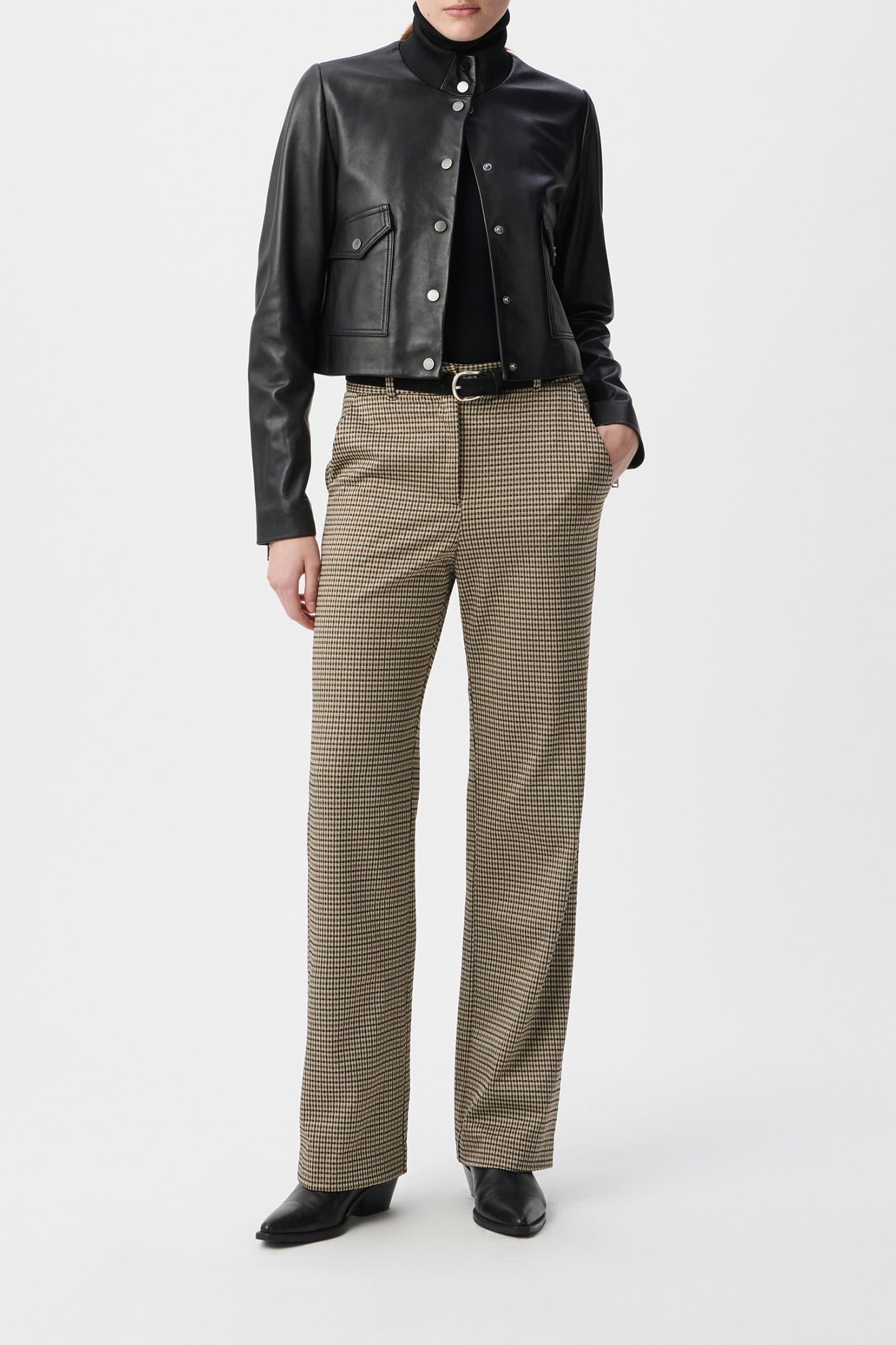 CHECK PATTERN SESAME PANTS 4