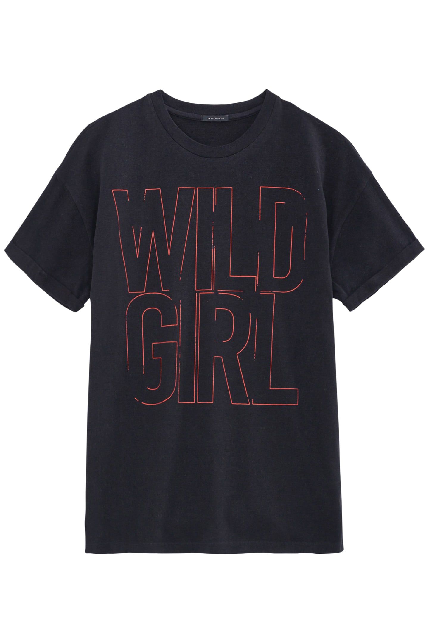 BLACK FUZZY TEE-SHIRT 1