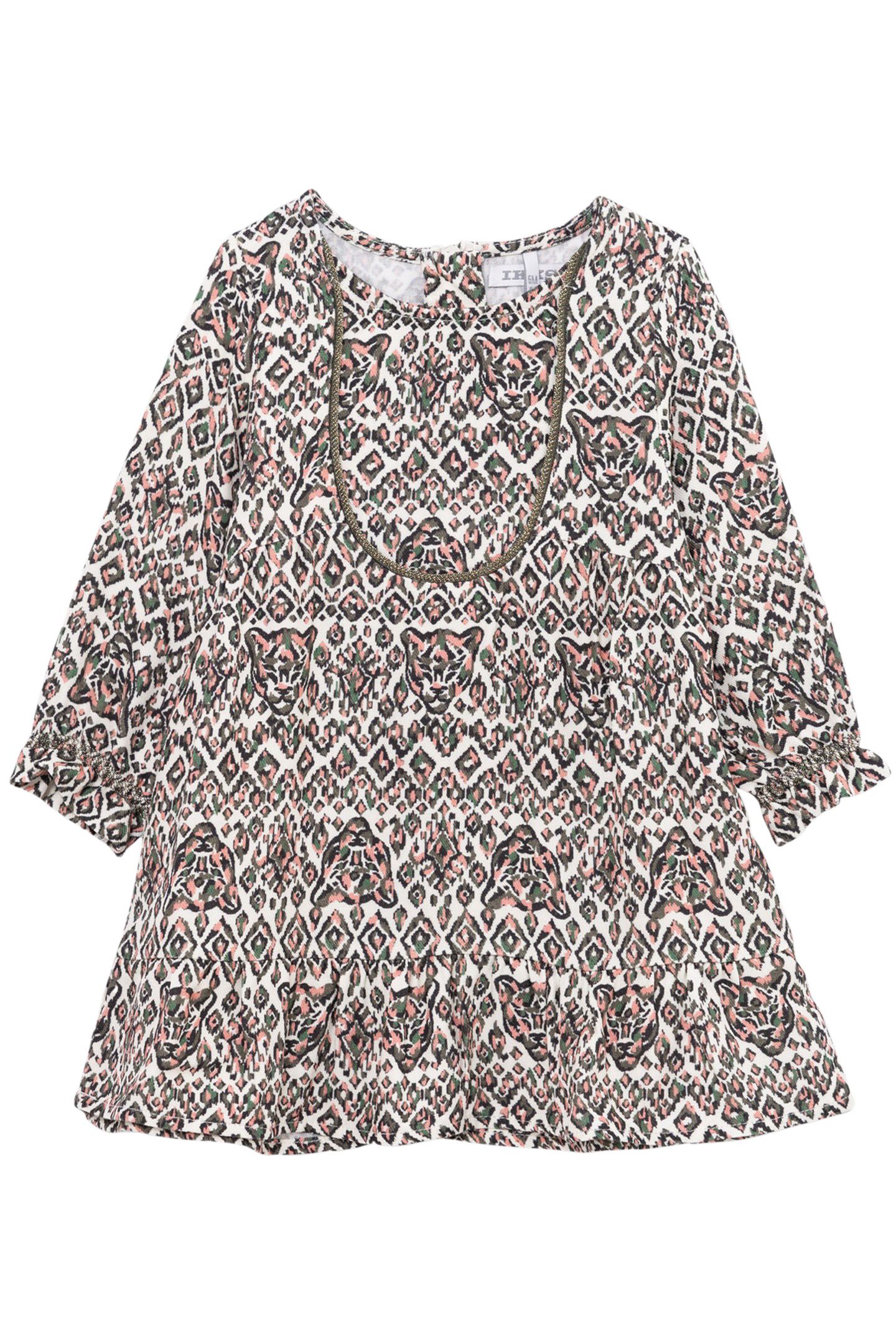 ECRU DRESS LENZING™ ECOVERO™ ETHNIC BABY GIRL 1