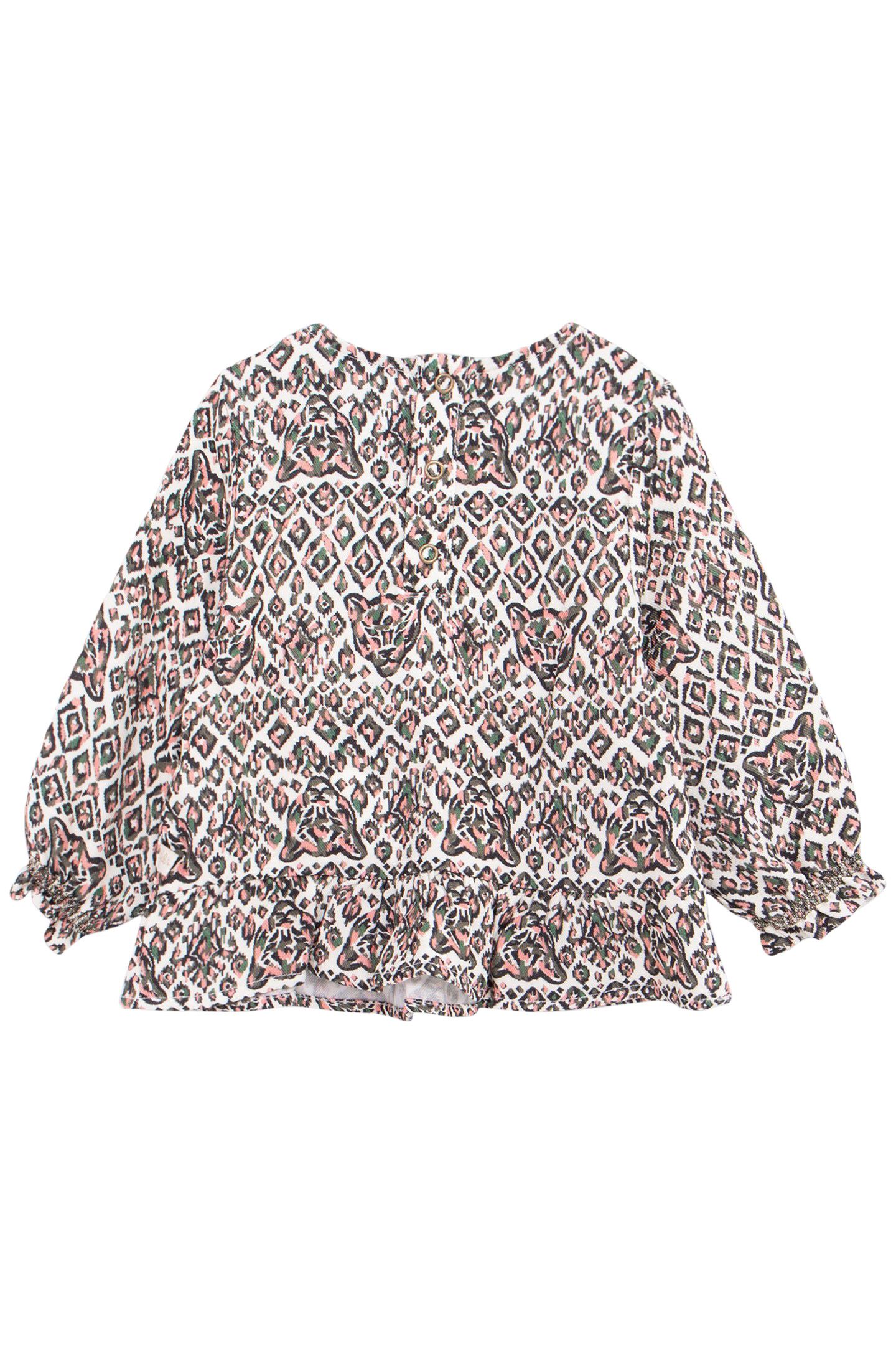 ECRU BLOUSE LENZING™ ECOVERO™ ETHNIC BABY GIRL 2