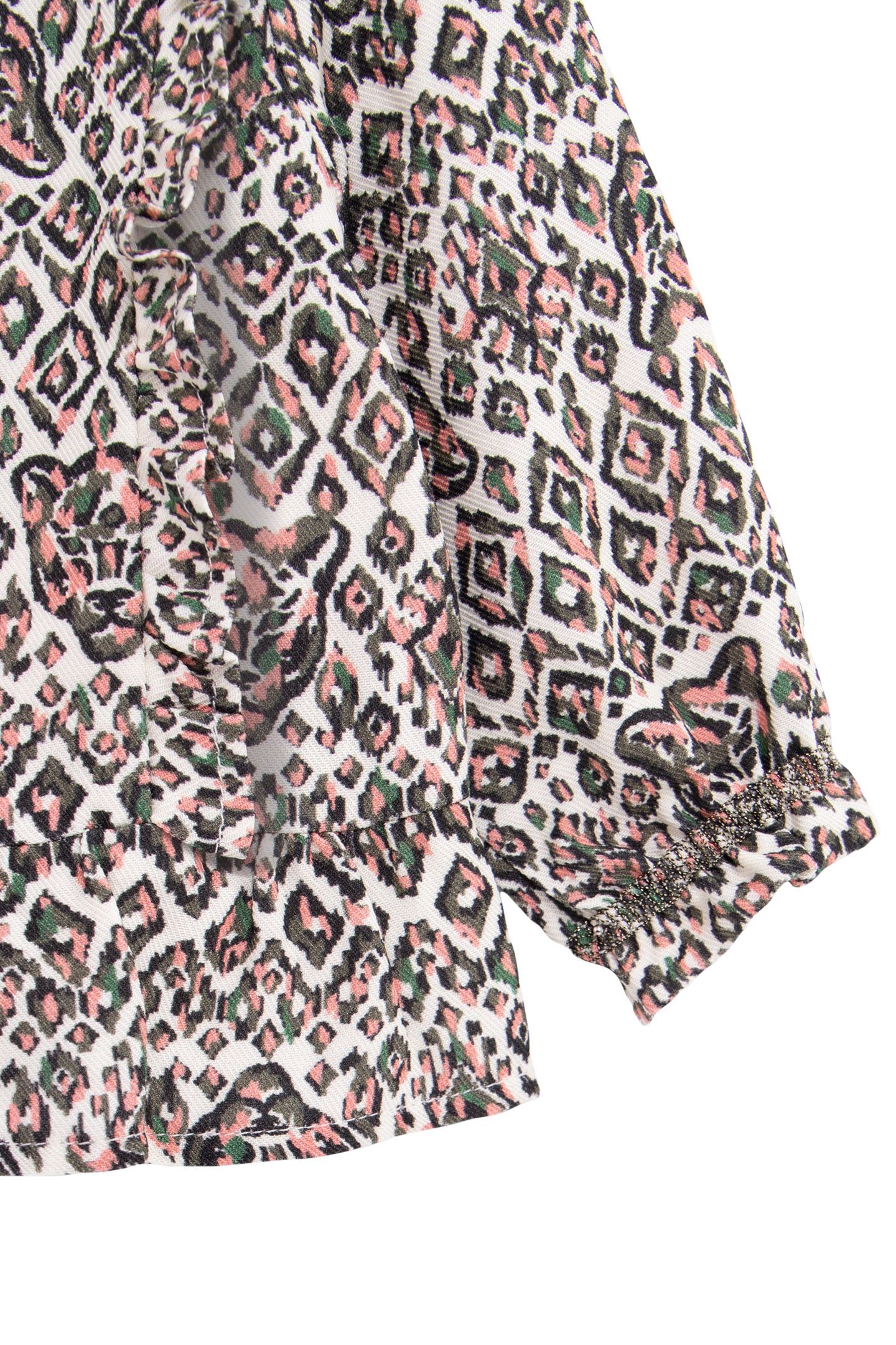ECRU BLOUSE LENZING™ ECOVERO™ ETHNIC BABY GIRL 3