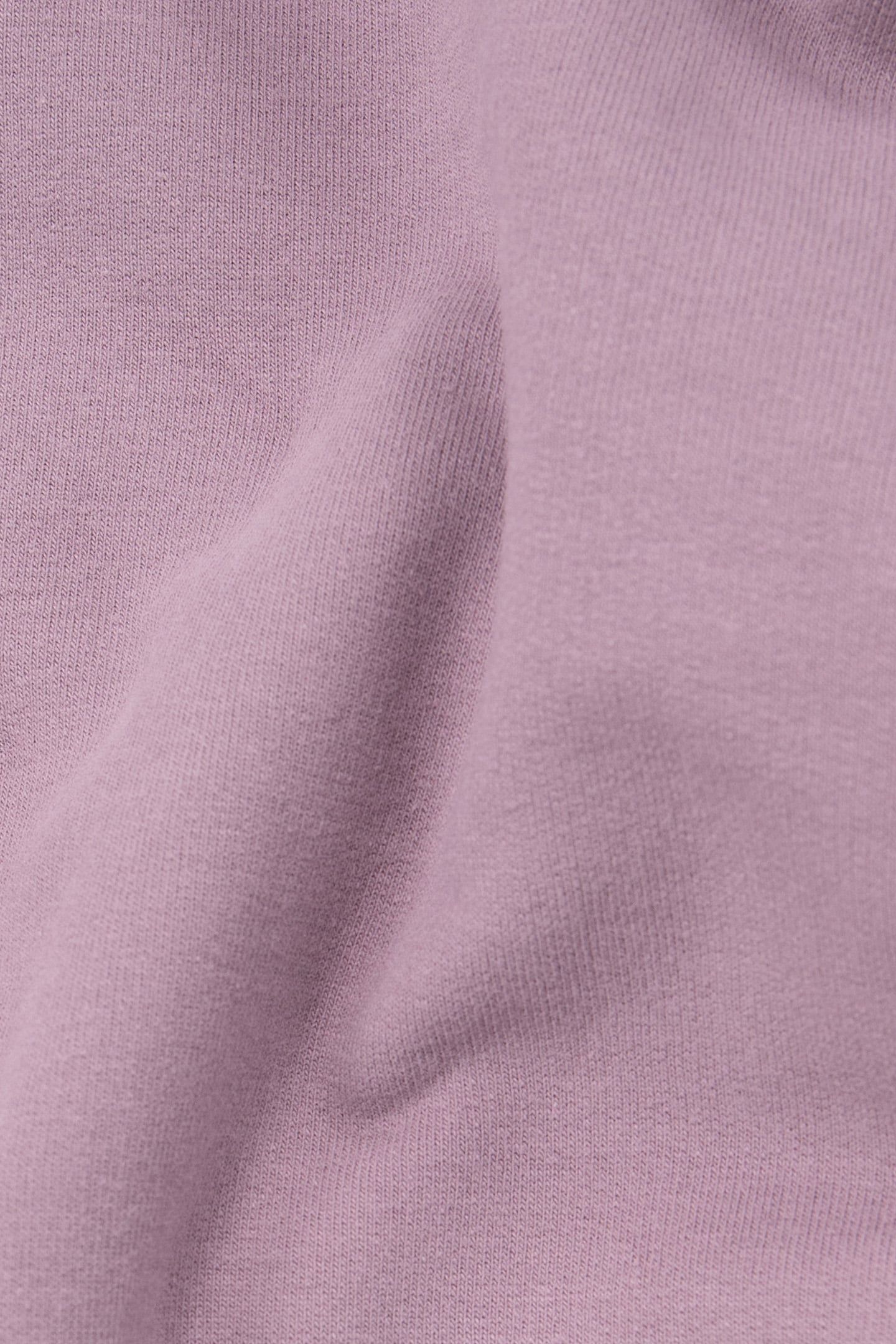 GIRL'S LILAC BLUE FLOCKED VELVET MESSAGE SWEATSHIRT 6