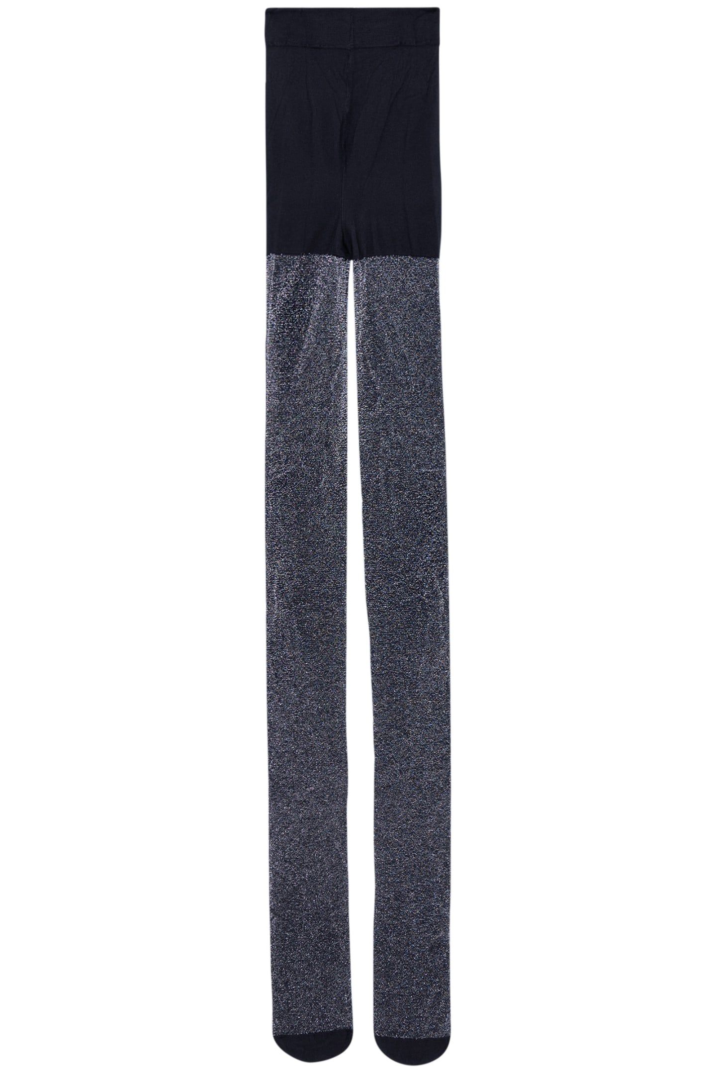 SILVER TIGHTS IN GIRL'S VOILE 1