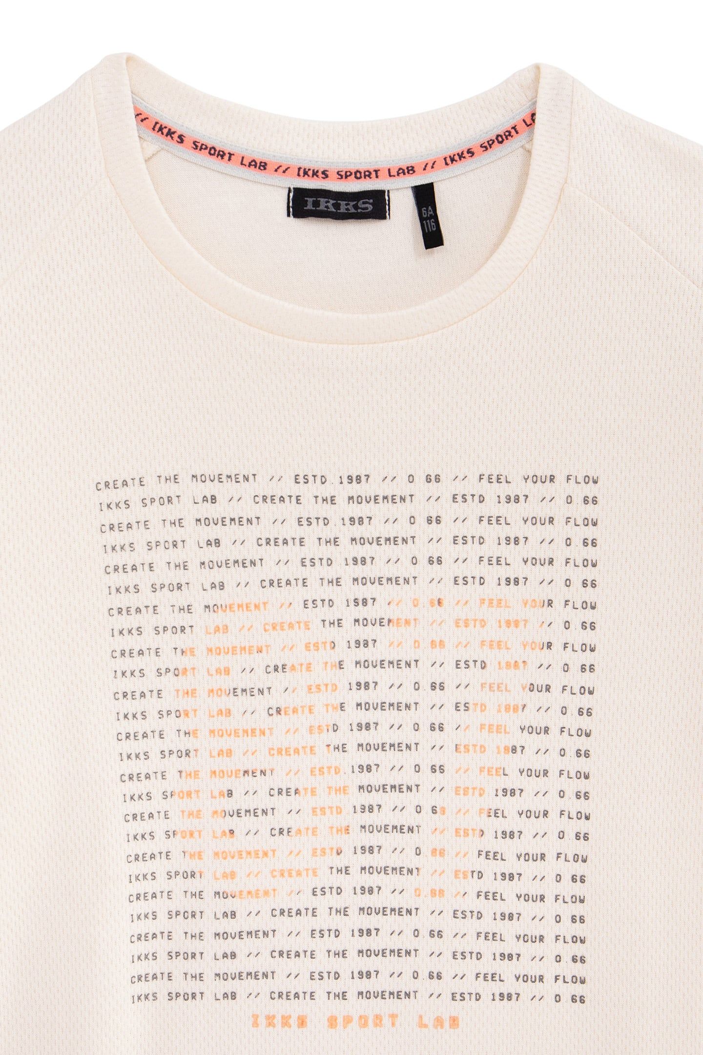 BOY'S ECRU FANCY PRINT THERMOREACTIVE T-SHIRT 3