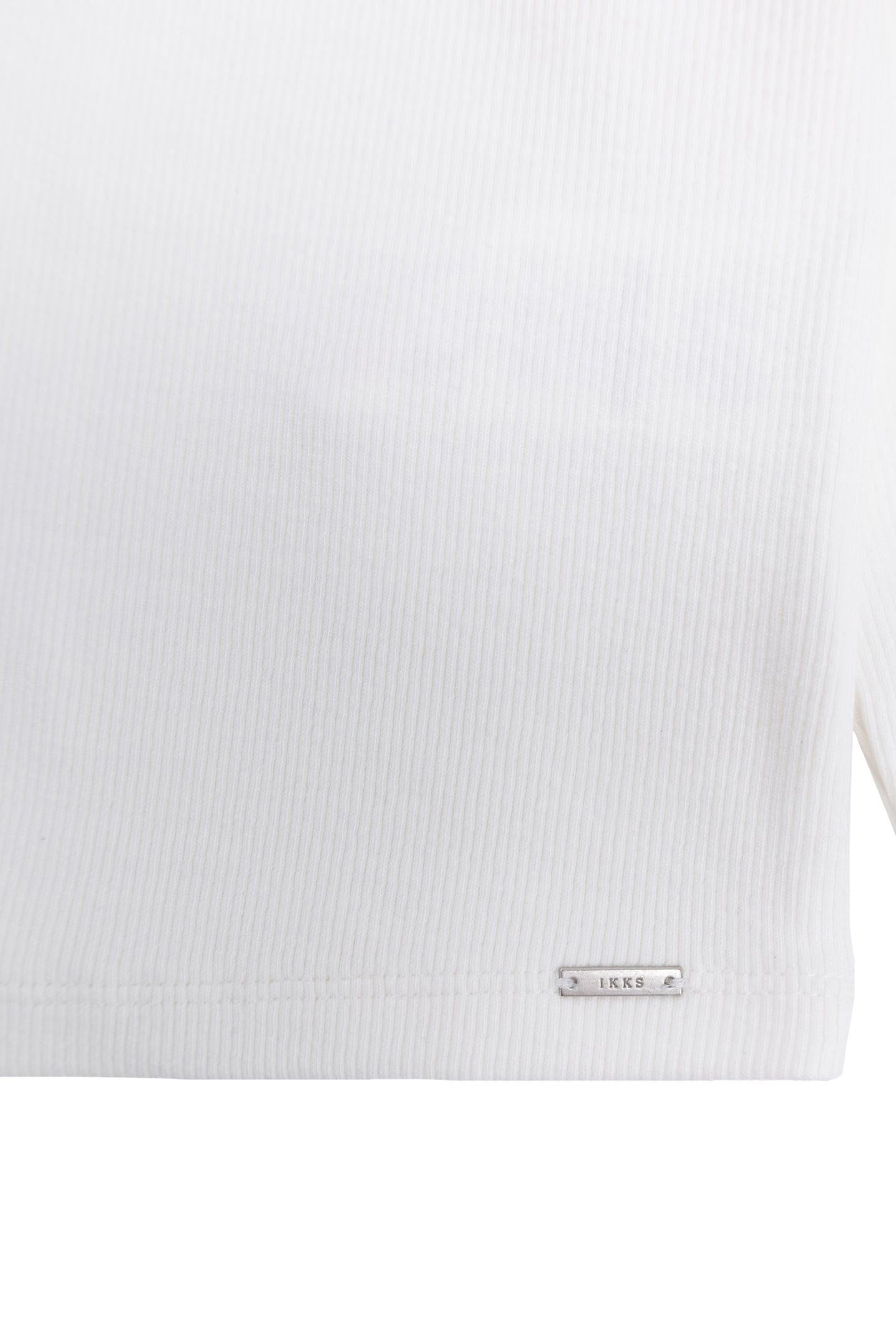 ECRU T-SHIRT WITH RIB KNIT HOOD AND GIRL'S MESSAGE 4