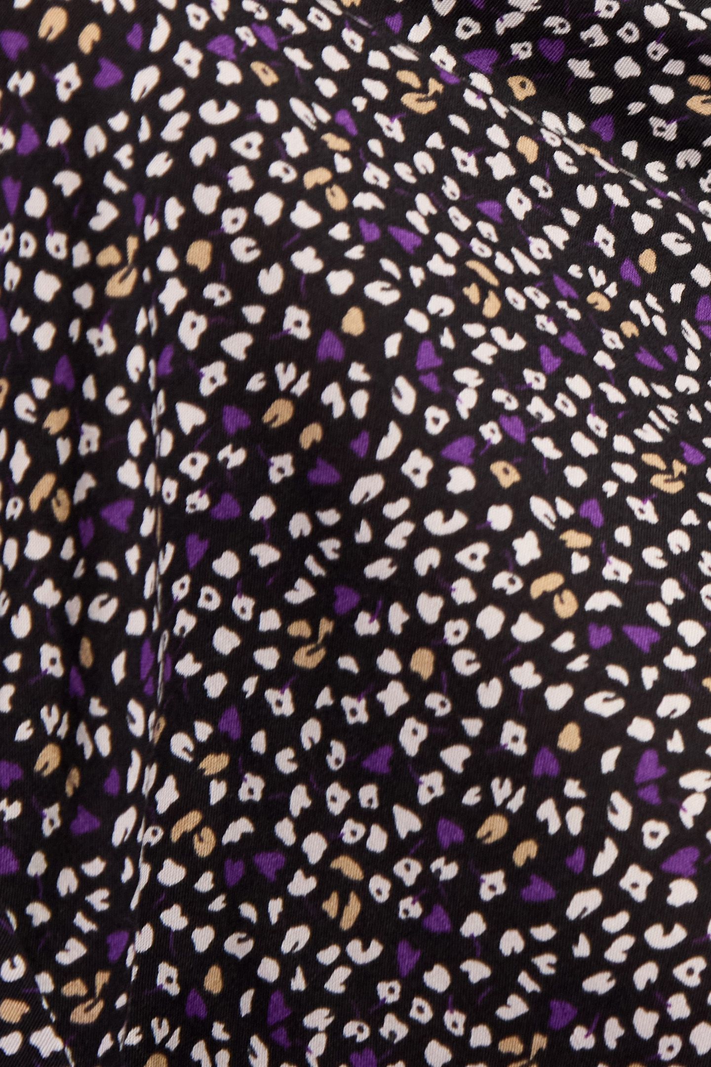 BLACK DRESS WITH MICRO FLORAL-LEOPARD PRINT 7