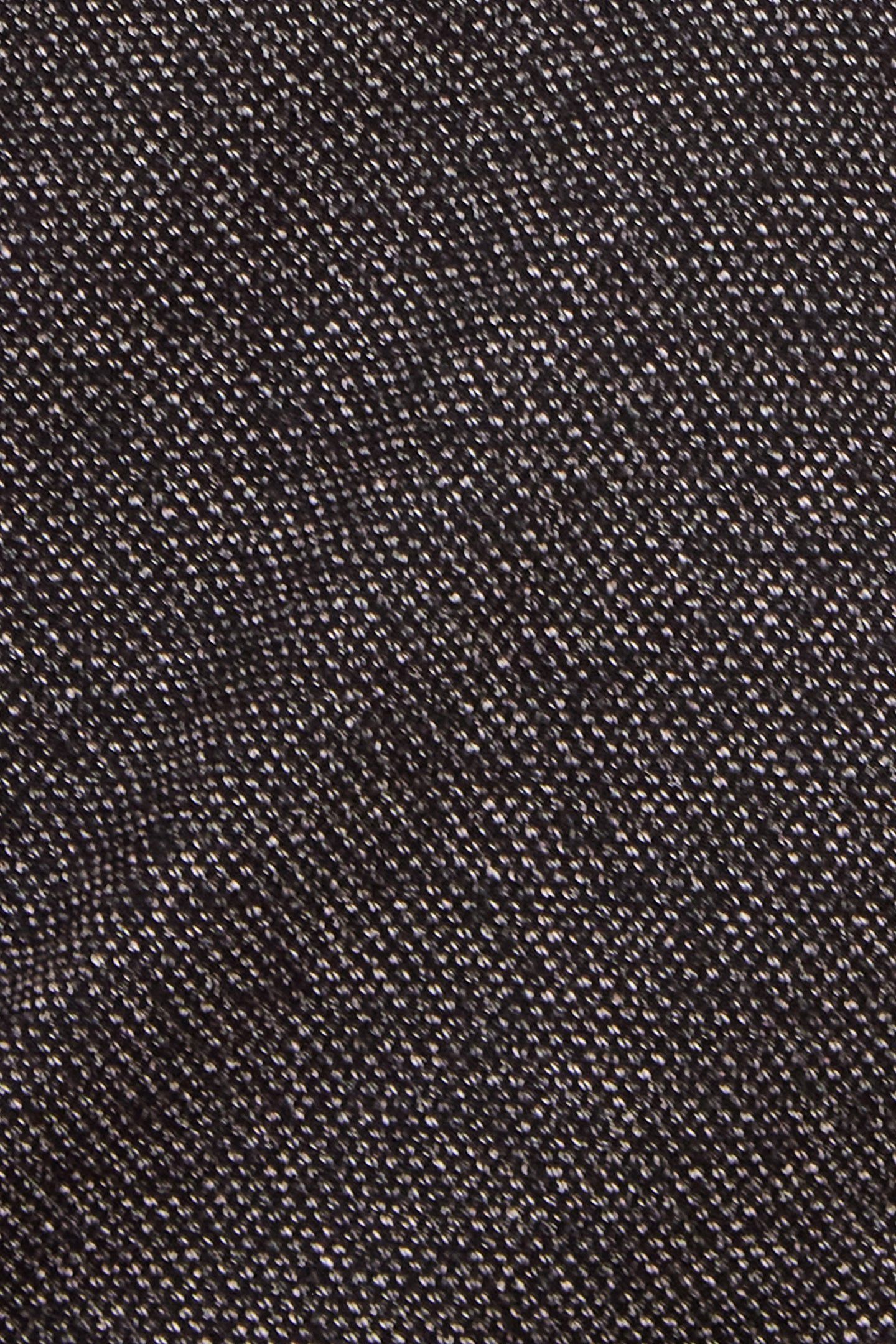 BLACK SEMI-PLAIN KNIT LONG DRESS 6