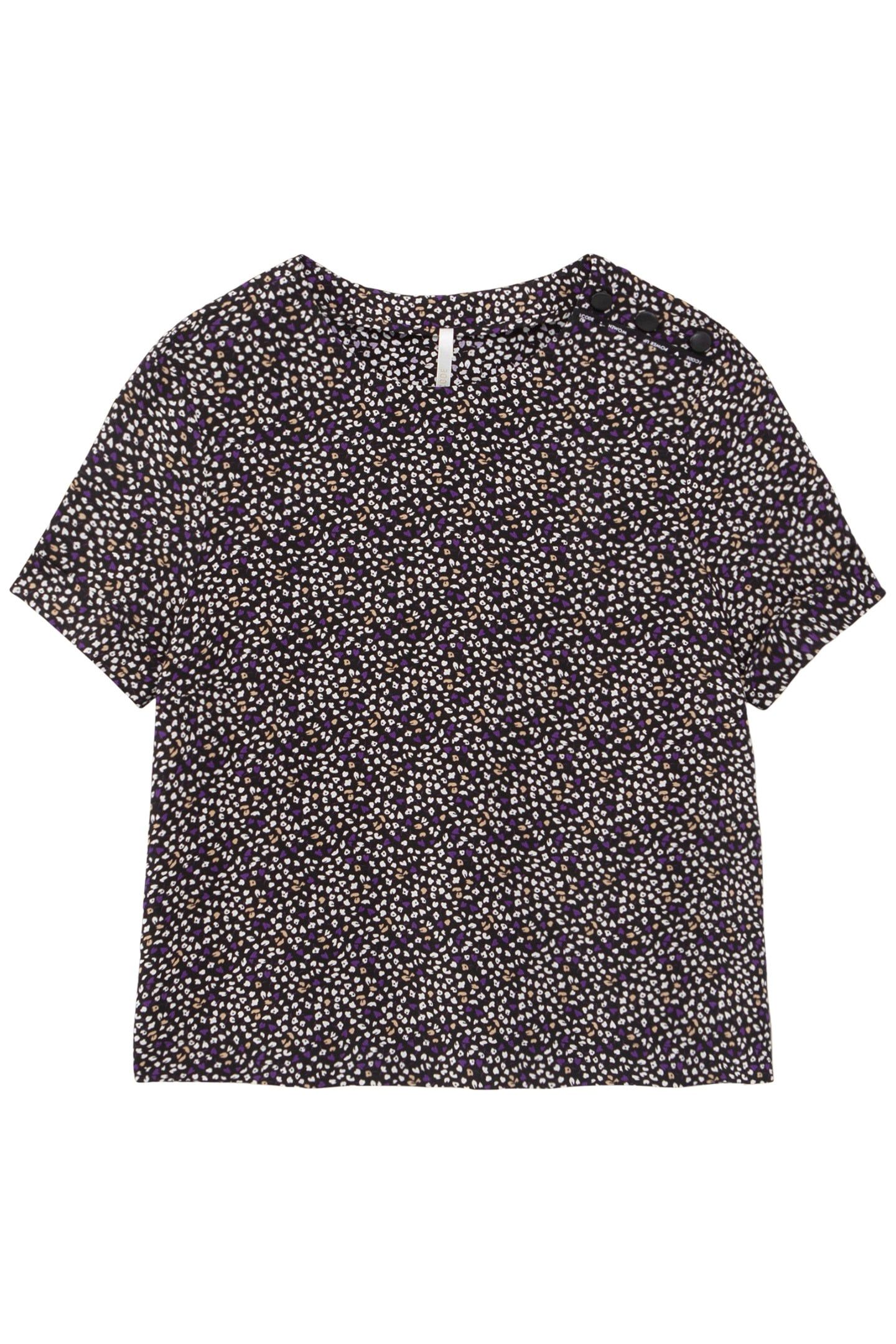 BLACK TOP WITH MICRO FLORAL-LEOPARD PRINT 3