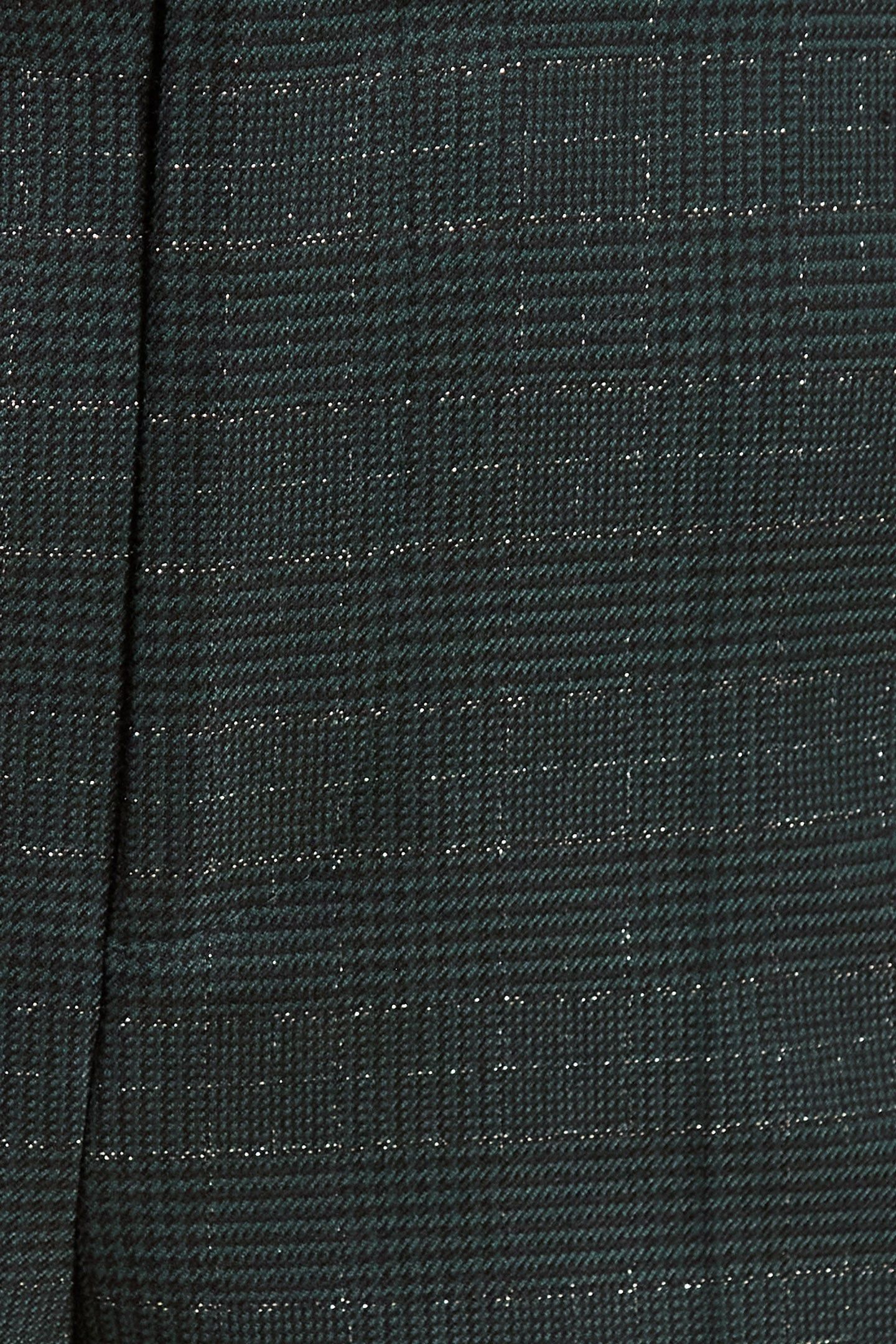 MIDNIGHT GREEN CHECKERED SUIT PANTS 5
