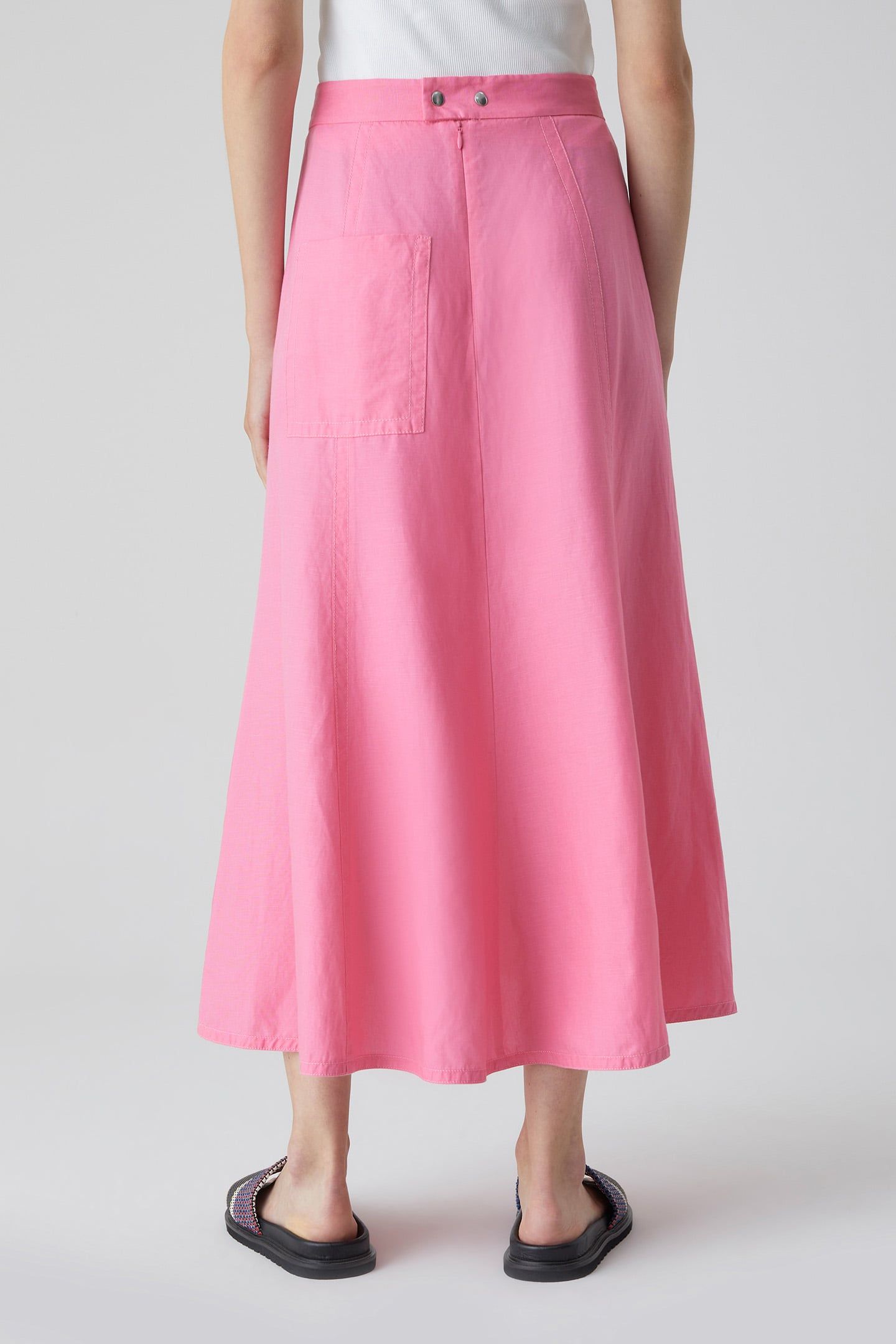 POCKET SEAM SKIRT SKIRTS PINK LILIES 2