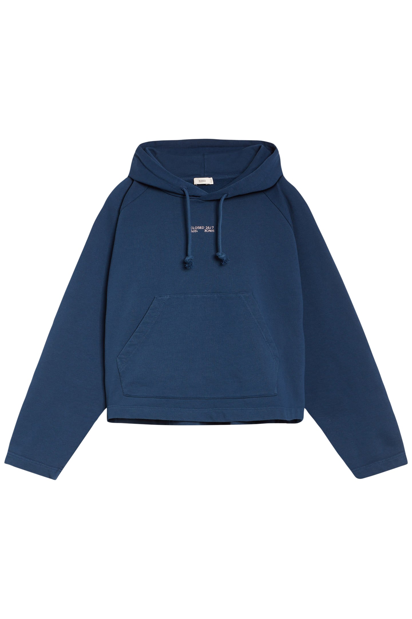BOXY HOODIE T-SHIRTS INDIGO BLUE 4