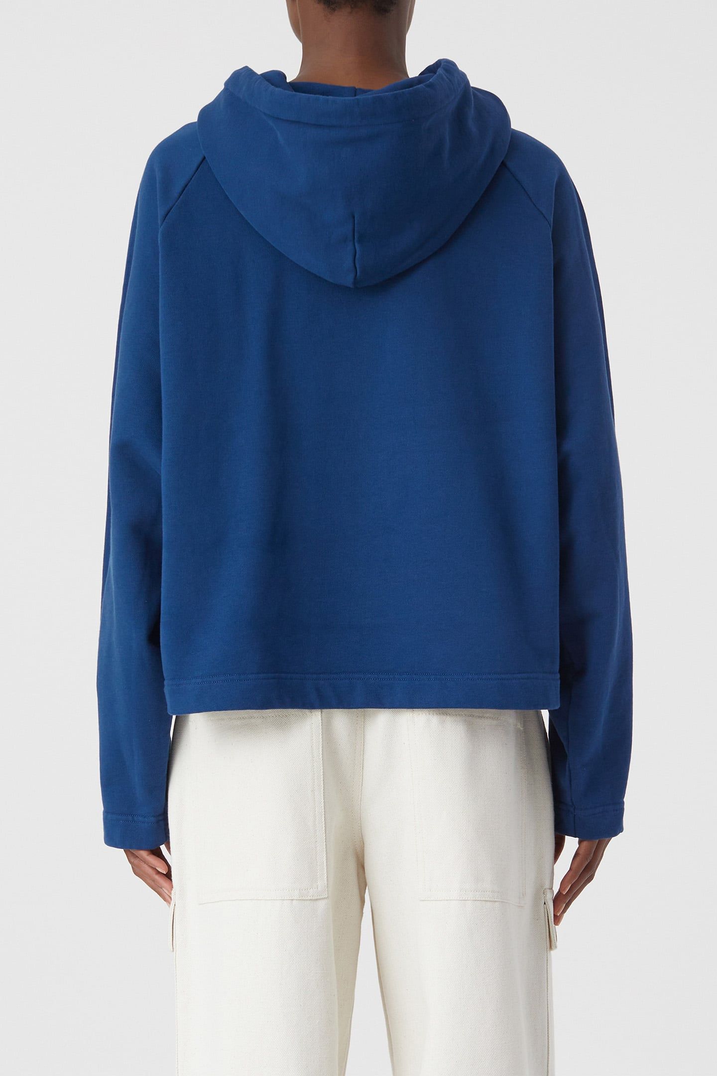 BOXY HOODIE T-SHIRTS INDIGO BLUE 2