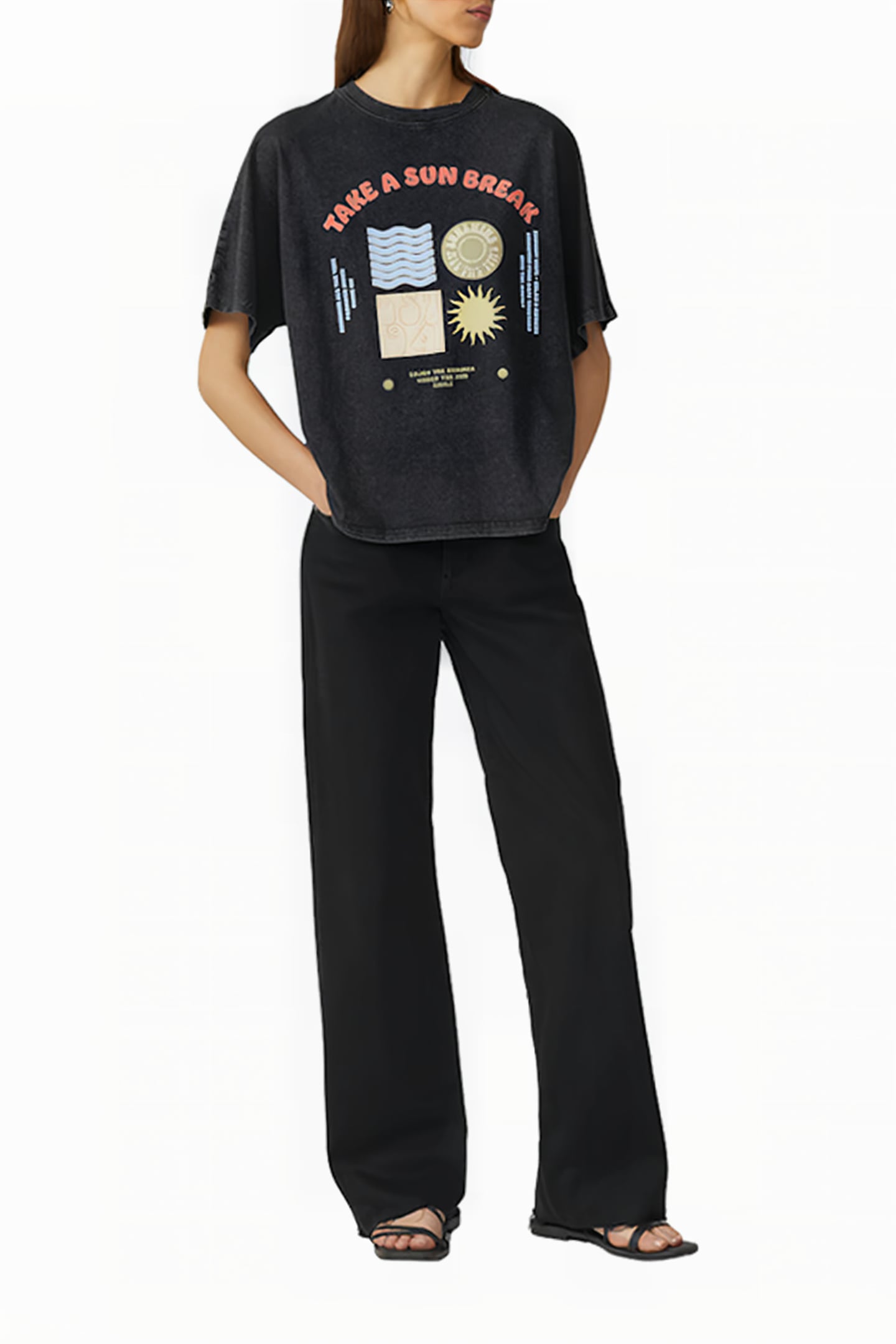 S.OLIVER-QS T-SHIRTS BLACK 2