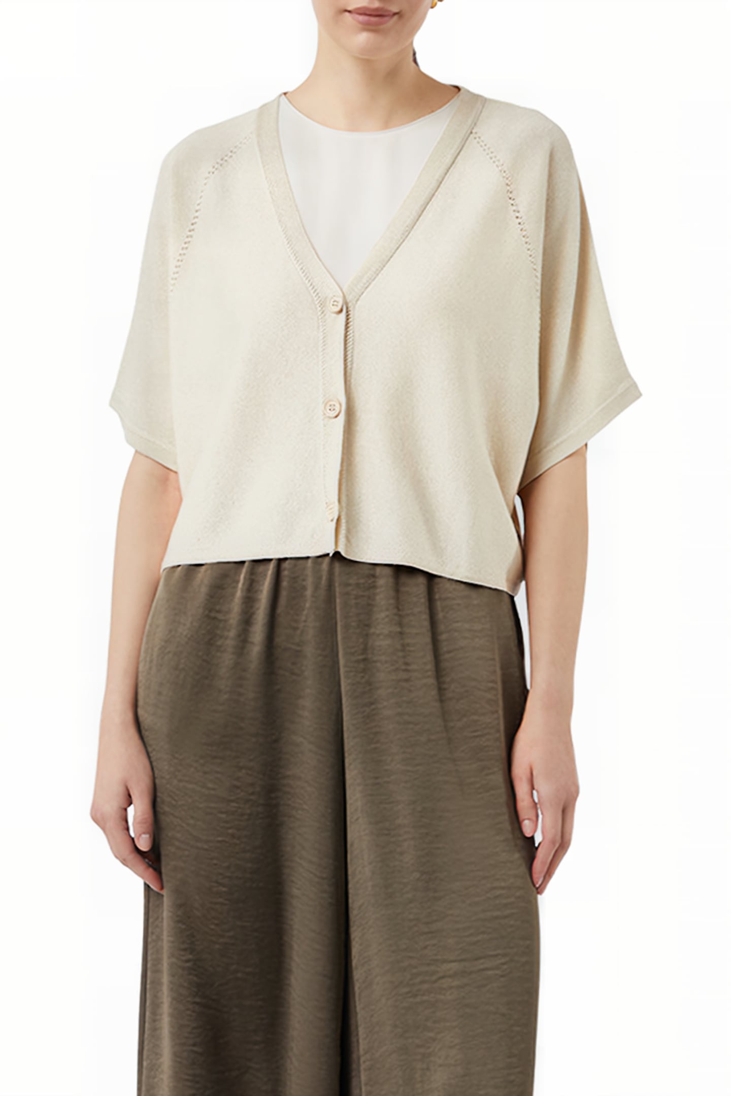COMMA CARDIGAN OFFWHITE 1