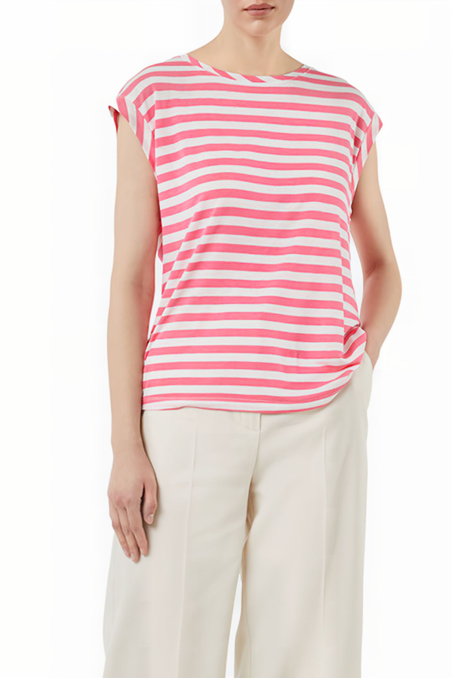 COMMA T-SHIRTS LILAC/PINK 1