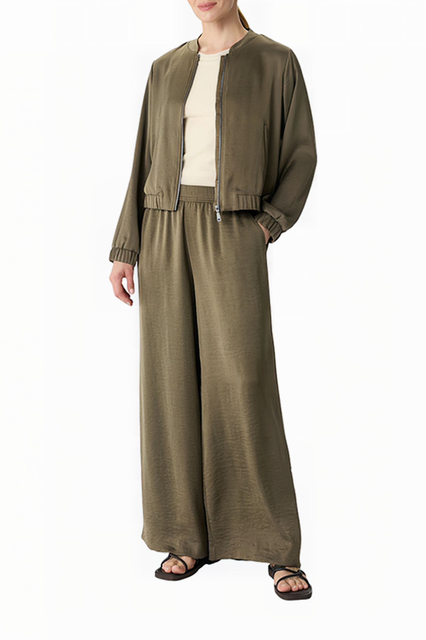 COMMA PANTS BROWN 2