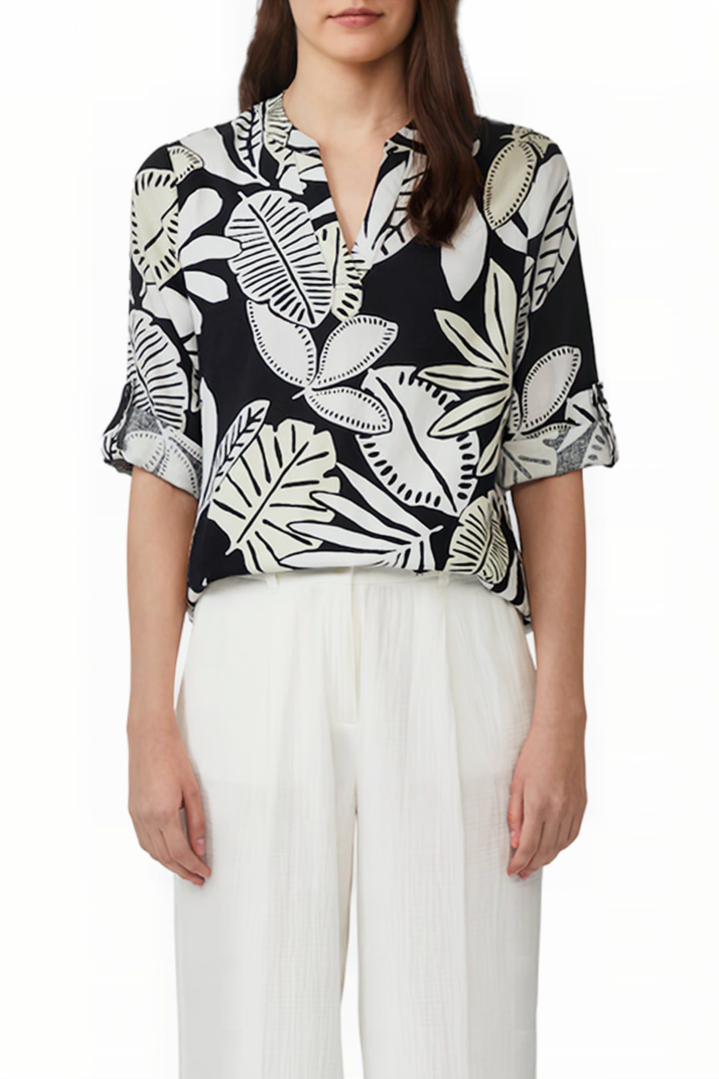 S.OLIVER BLOUSES BLACK 1